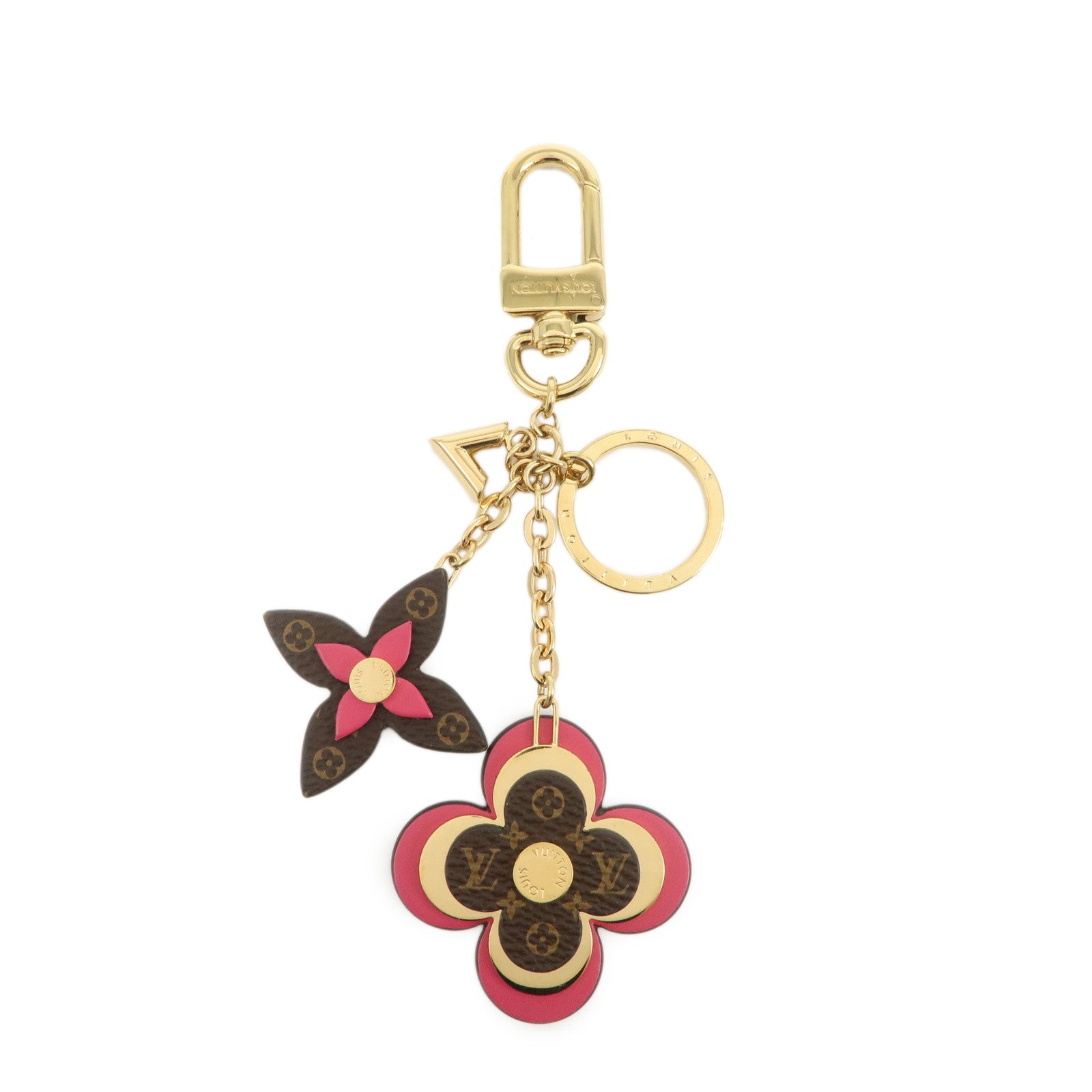 Louis Vuitton Porte Cles Blooming Flower Bag Charm Key Chain M63084