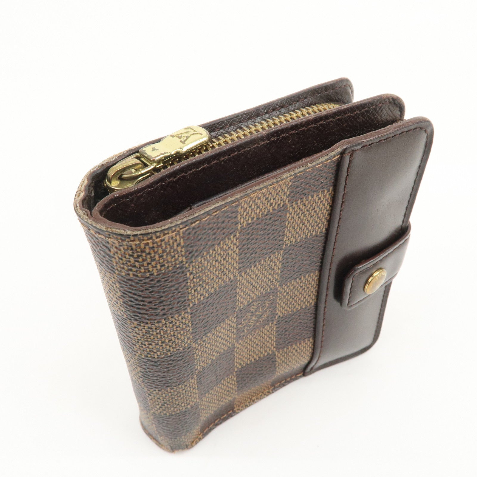 Louis Vuitton Damier Compact Zippy Bi-fold Small Wallet N61668