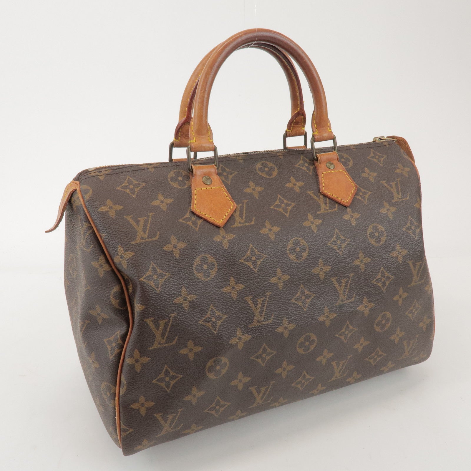 Louis Vuitton Monogram Speedy 30 Boston Bag Hand Bag Brown M41526