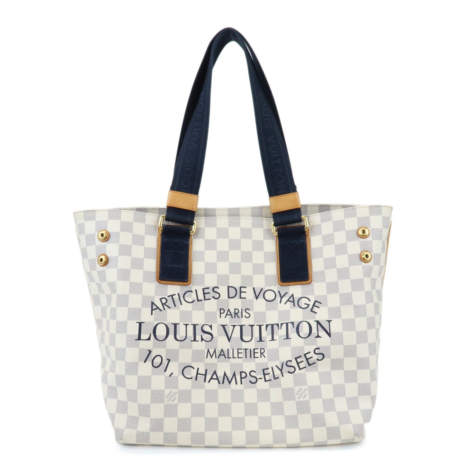 Louis Vuitton Damier Azur Planete Soleil Cabas PM Tote Bag N41179
