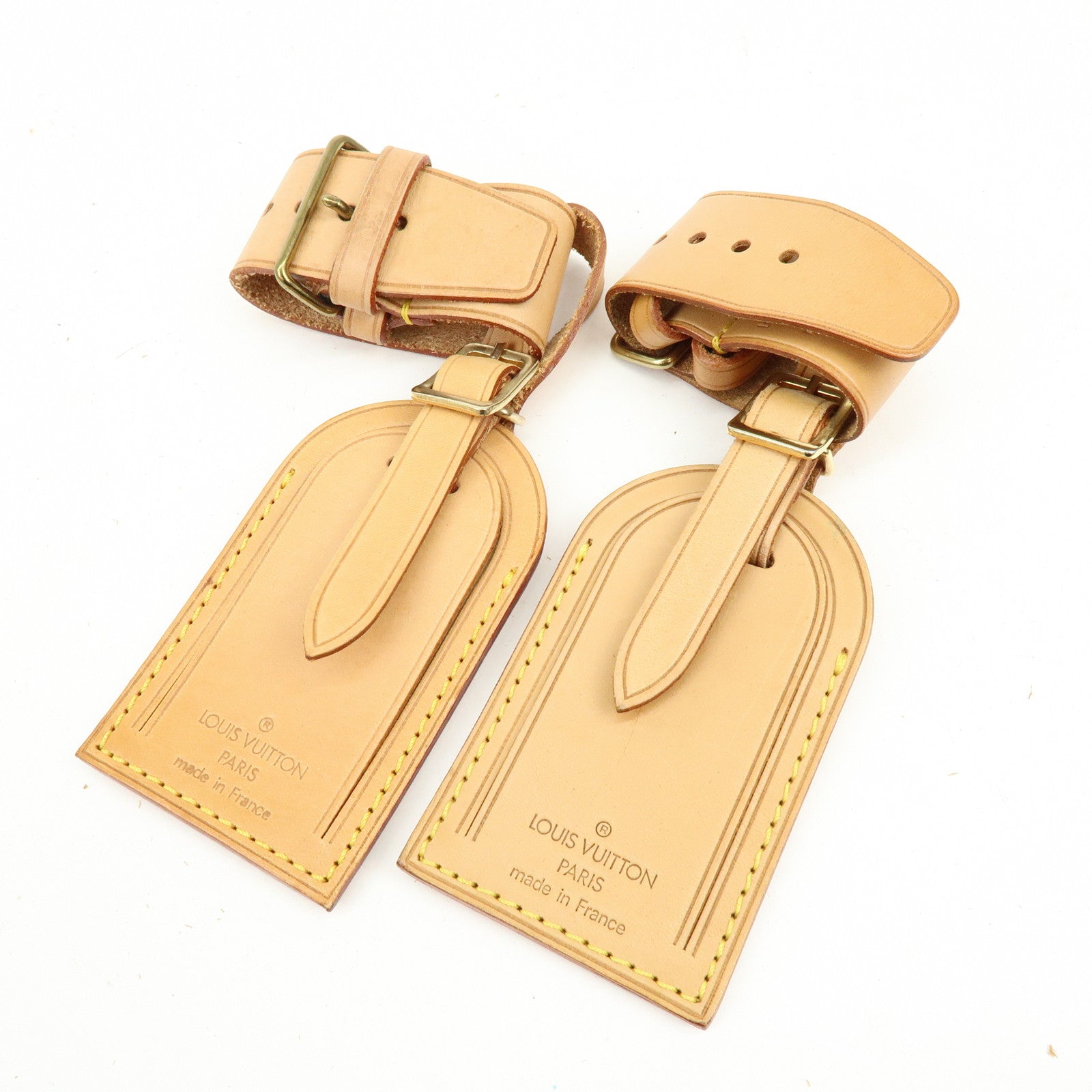 Louis Vuitton Set of 10 Leather Name Tag & Poignet