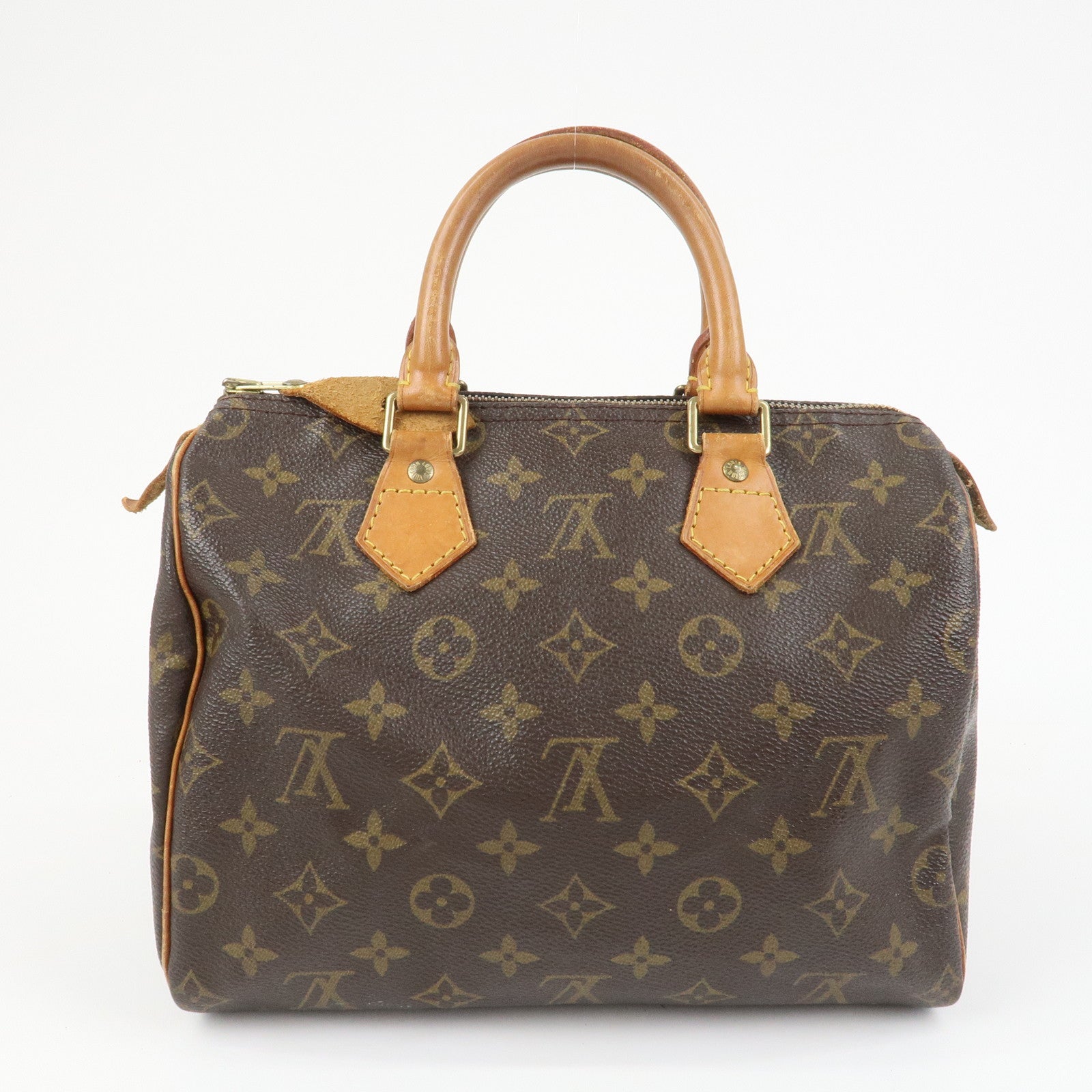 Louis Vuitton Monogram Speedy 25 Boston Bag Hand Bag Brown M41528