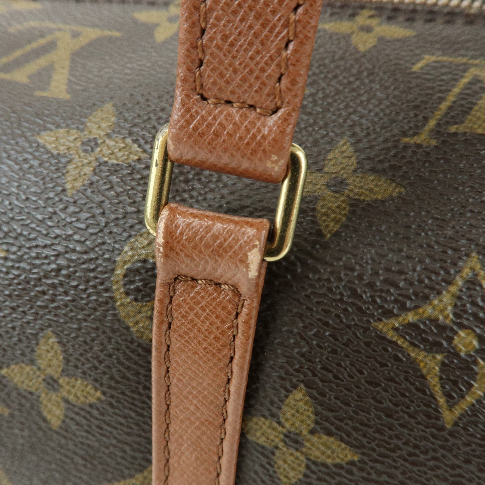 Louis Vuitton Monogram Papillon 30 Hand Bag Brown M51385