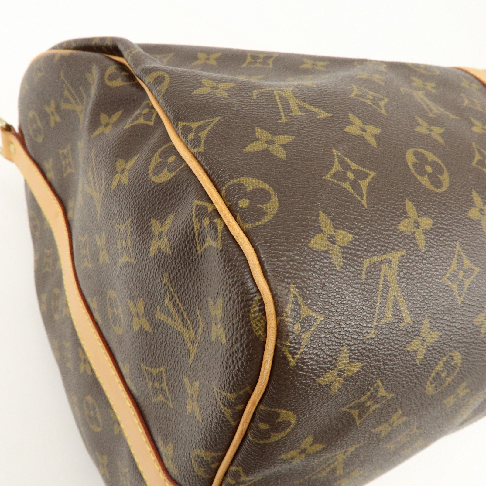 Louis Vuitton Monogram Keep All Bandouliere 55 Boston Bag M41414