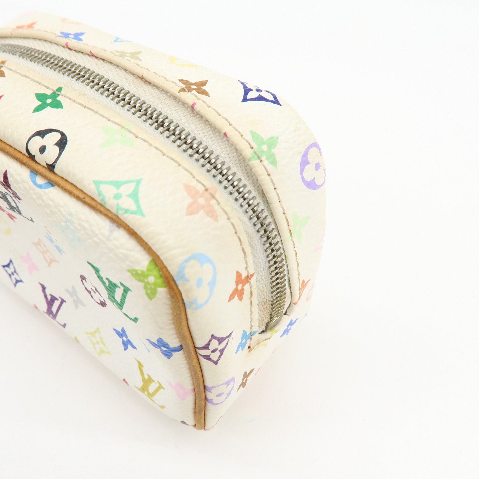 Louis Vuitton Monogram Multicolor Trousse Wapity Pouch Blanc M58033
