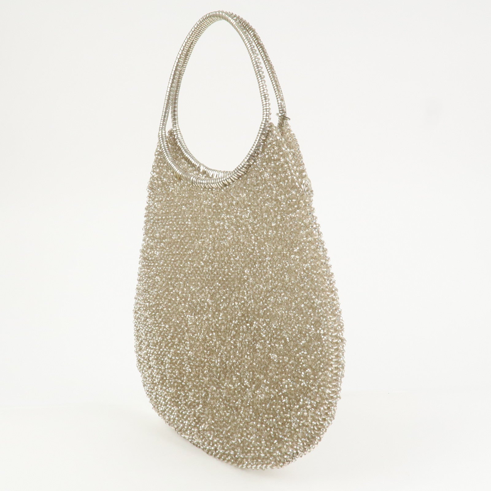 ANTEPRIMA PVC Hand Bag Shoulder Bag Clear Champagne Gold