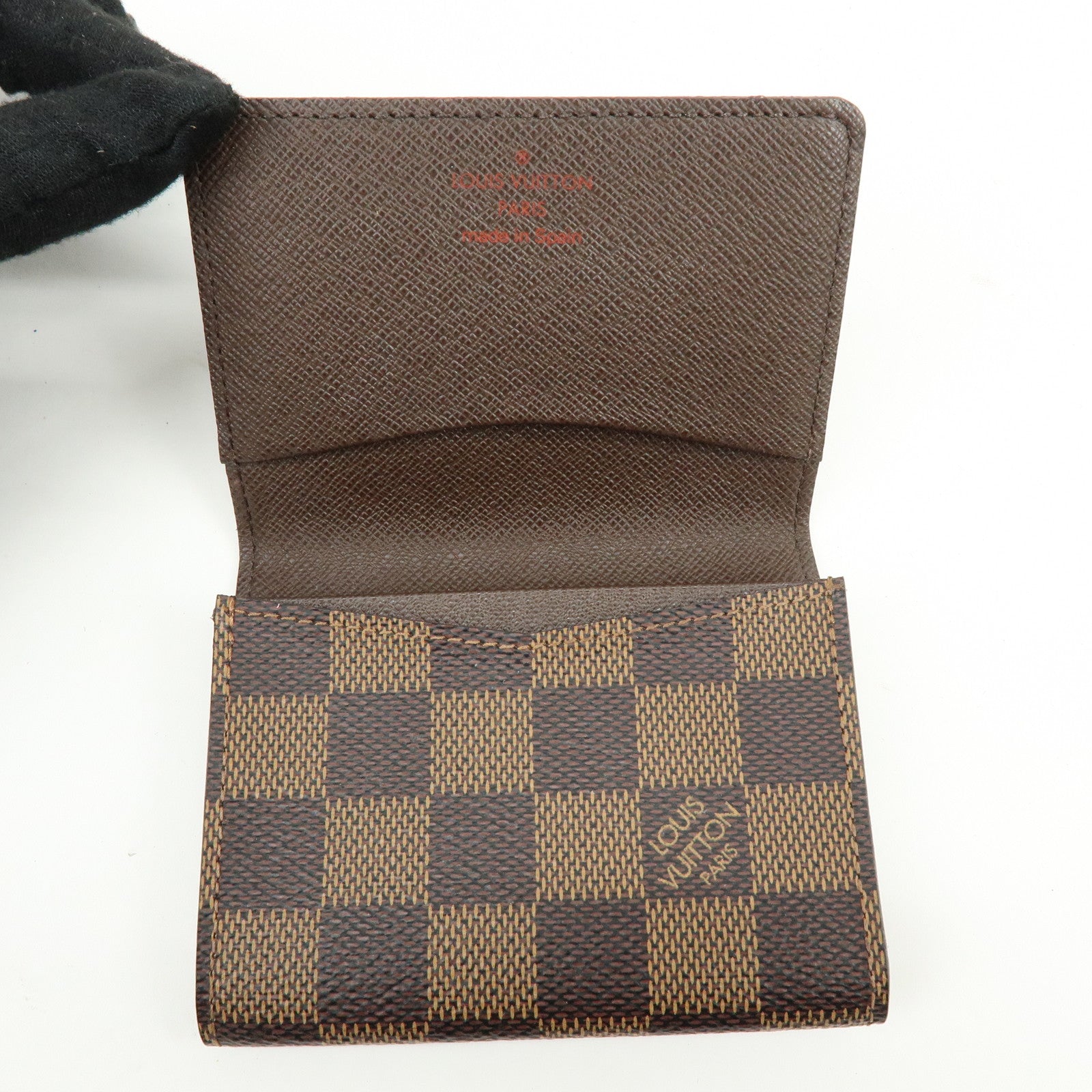 Louis Vuitton Damier Enveloppe Carte de Visite Card Case N62920