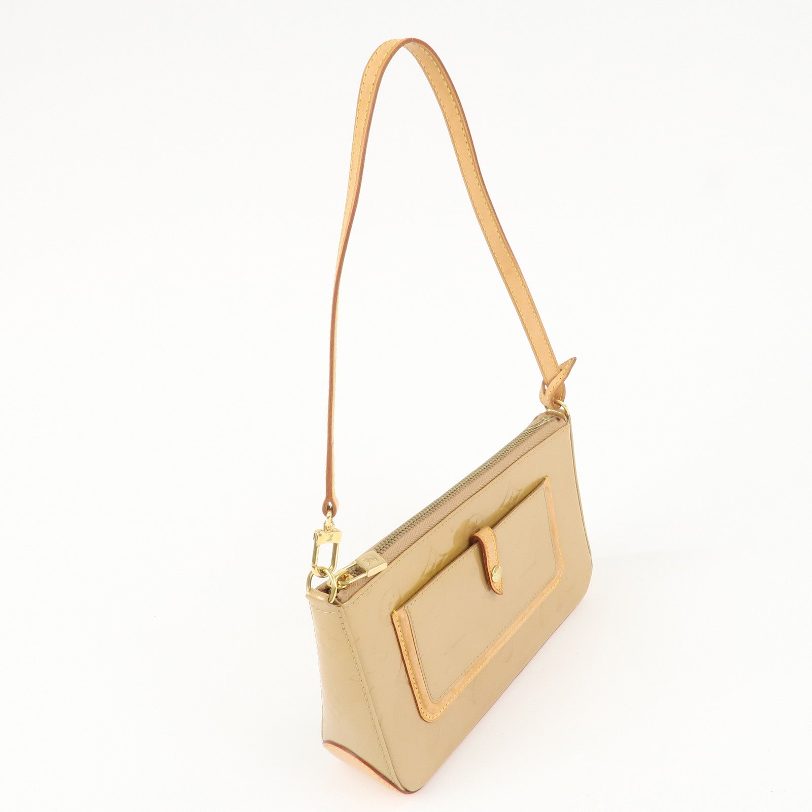 Louis Vuitton Monogram Vernis Mallory Square Hand Bag M91197 Used