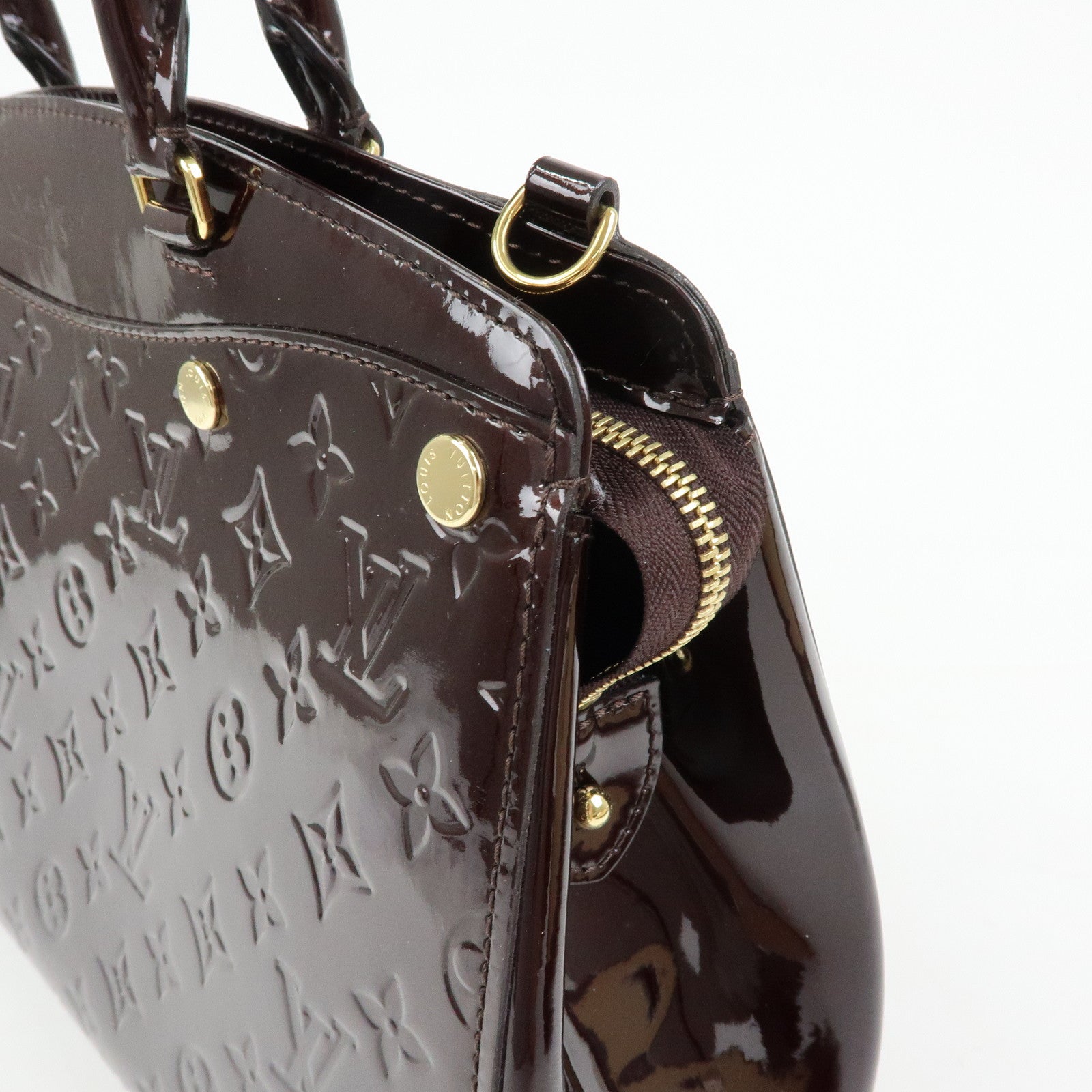 Louis Vuitton Monogram Vernis Leather Brea MM 2Way Bag M50597