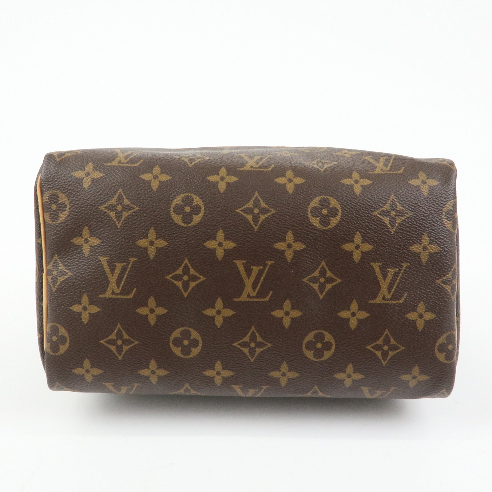 Louis Vuitton Monogram Speedy 25 Hand Bag Boston Bag Brown M41109