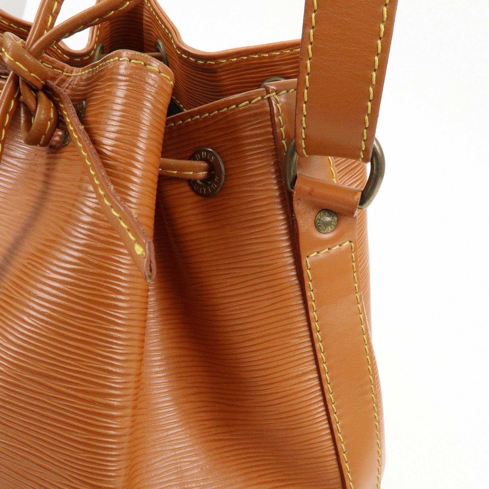 Louis Vuitton Epi Leather Noe Shoulder Bag Zipang Gold M44008