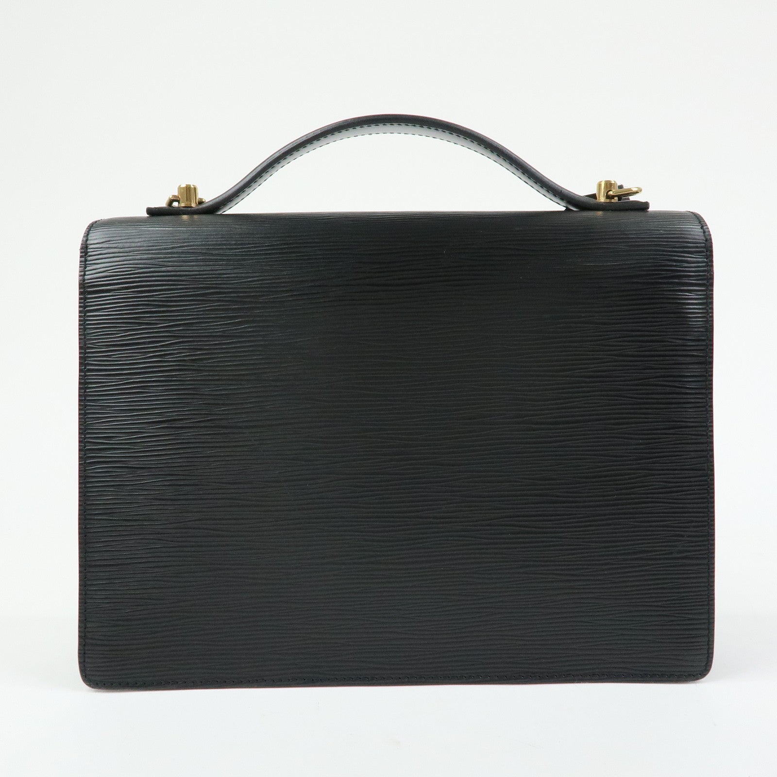 Louis Vuitton Epi Monceau 2Way Shoulder Bag Hand Bag Noir M52122