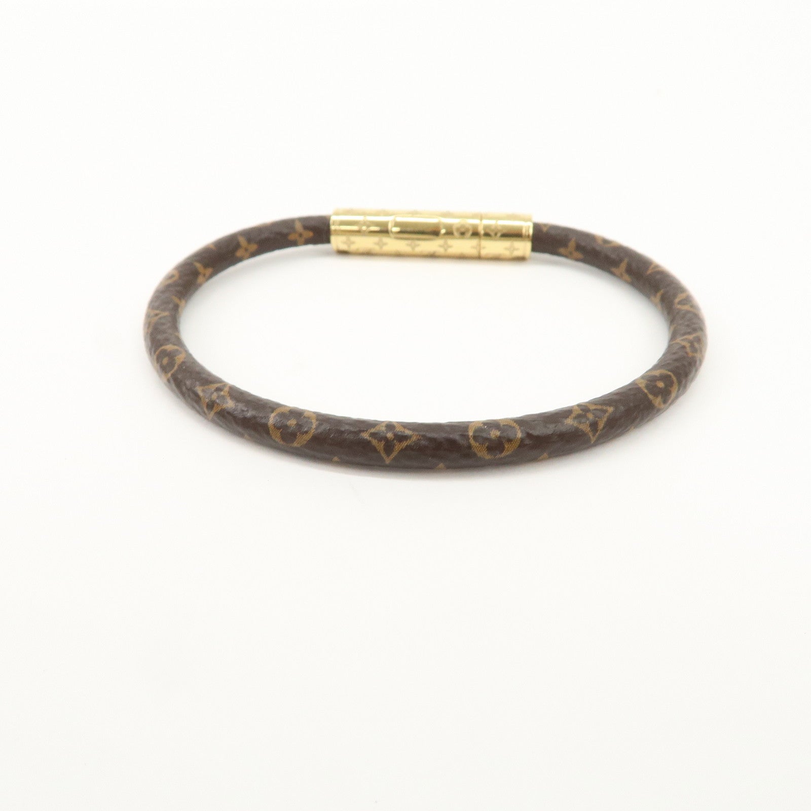 Louis Vuitton Monogram LV Confidential Bracelet Brown M8274
