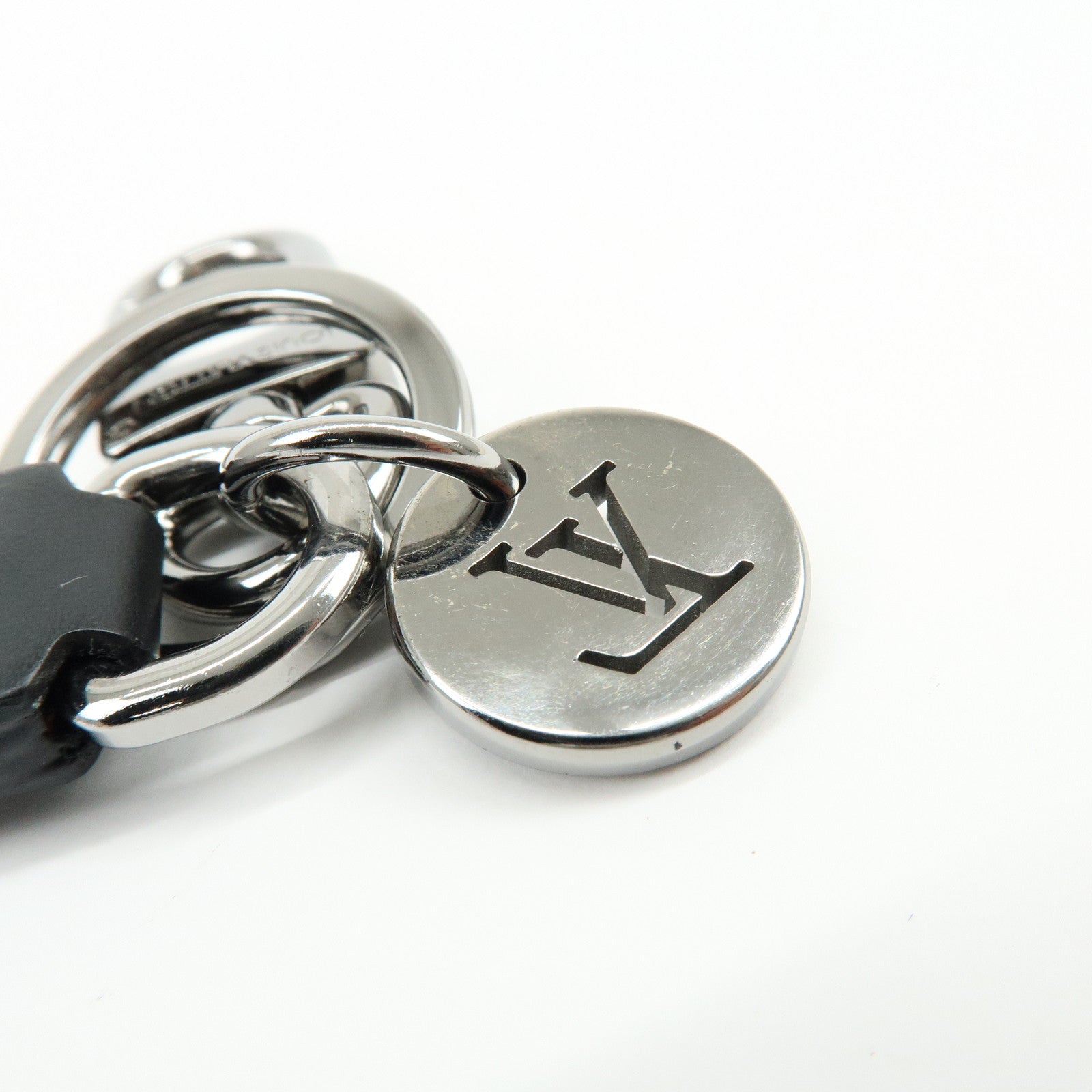 Louis Vuitton Monogram Eclipse Porte Cles Dragonne Key Chain M61950