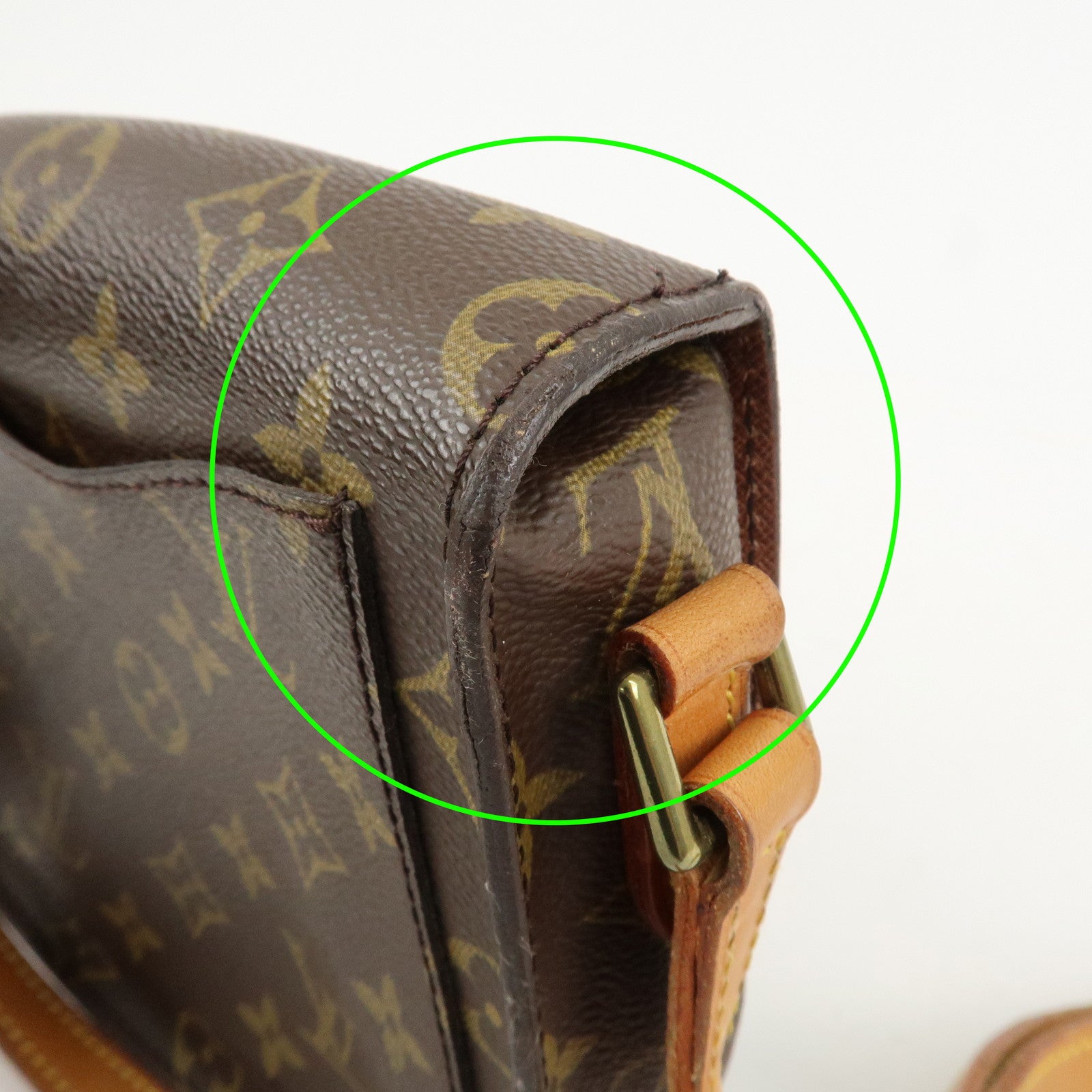 Louis Vuitton Monogram Saint Cloud MM Shoulder Bag Brown M51243