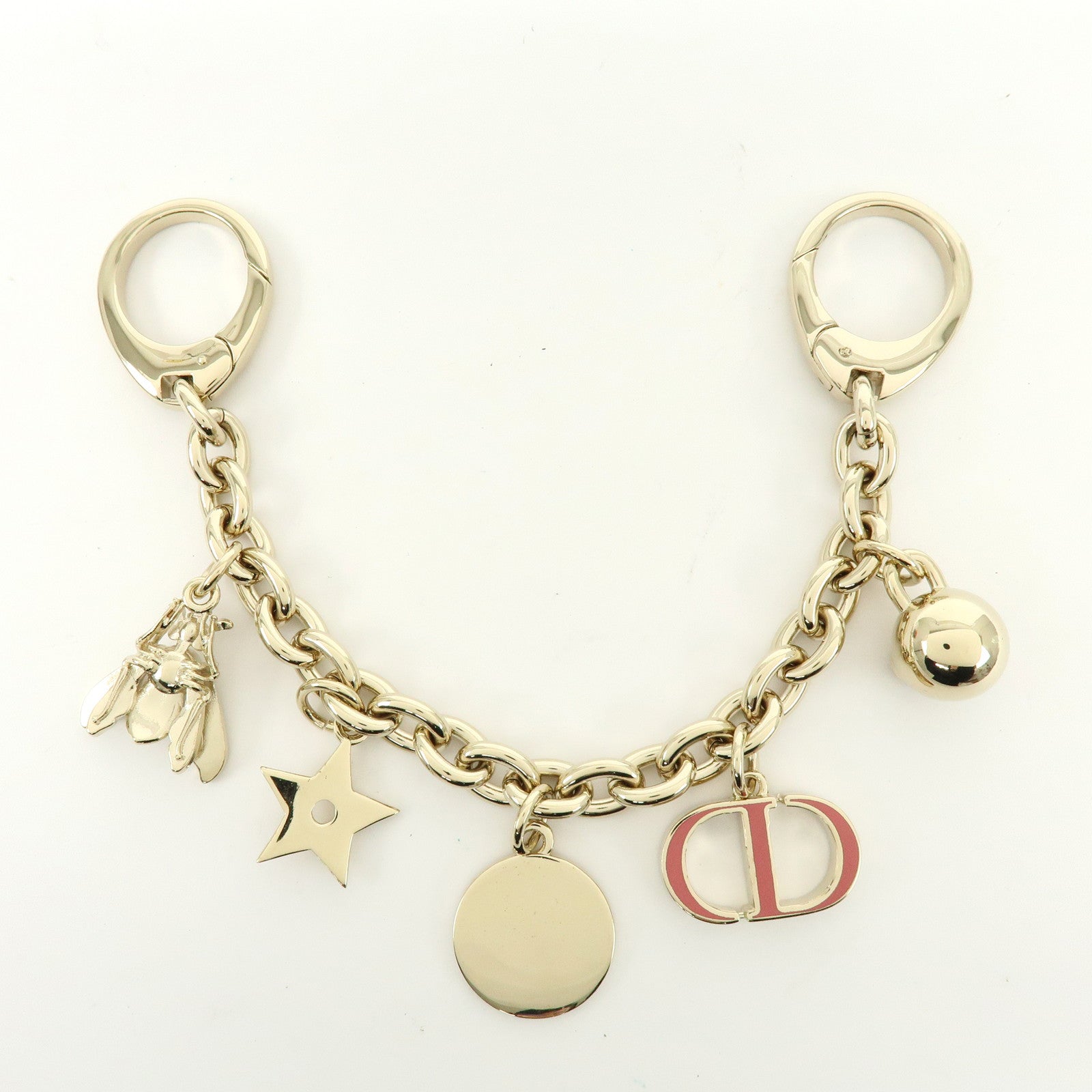 Christian Dior Metal 30 Montaigne Charm Bag Charm Key Holder