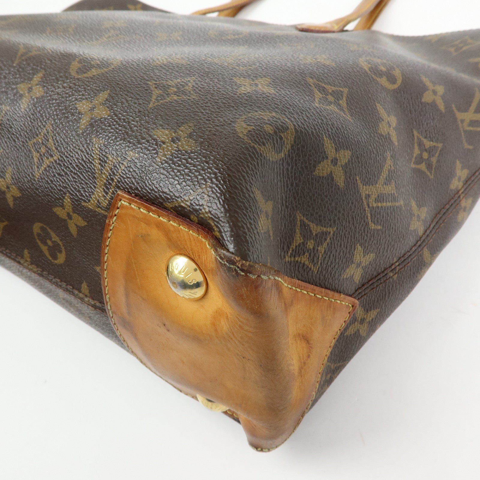 Louis Vuitton Monogram Wilshire MM Tote Bag Brown M45644