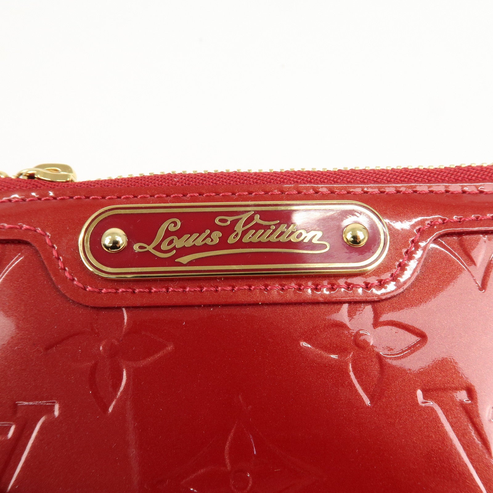 Louis Vuitton Monogram Vernis Pochette Cles NM Cerise M90214