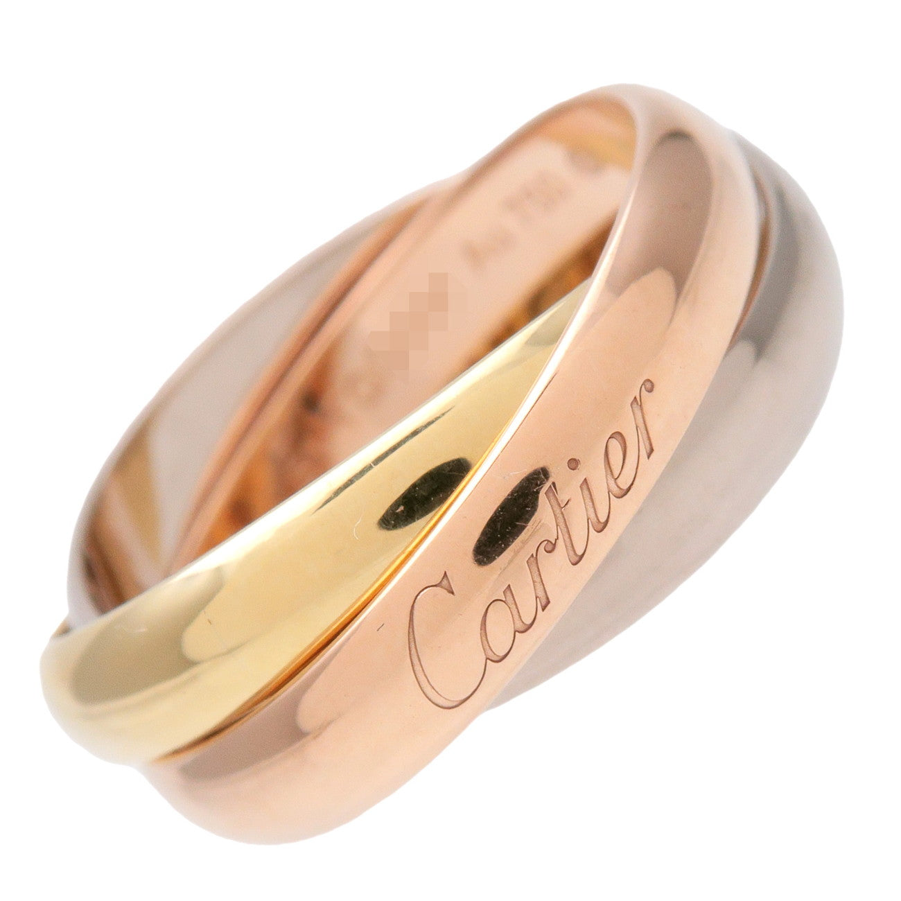 Cartier Trinity Ring MM K18 750YG/WG/PG #51 US5.5 EU51 HK12