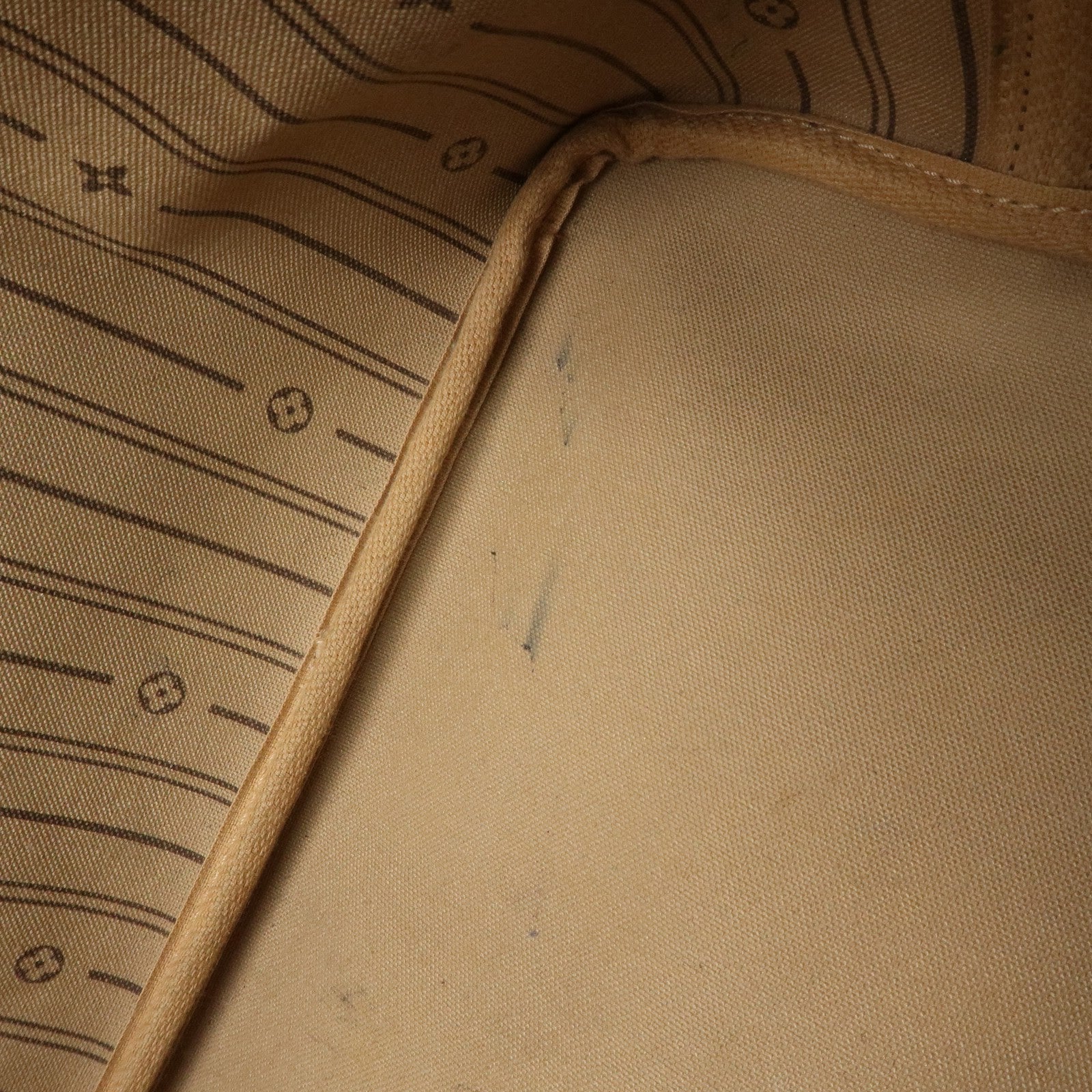 Louis Vuitton Monogram Neverfull MM Tote Bag Brown M40156 Used