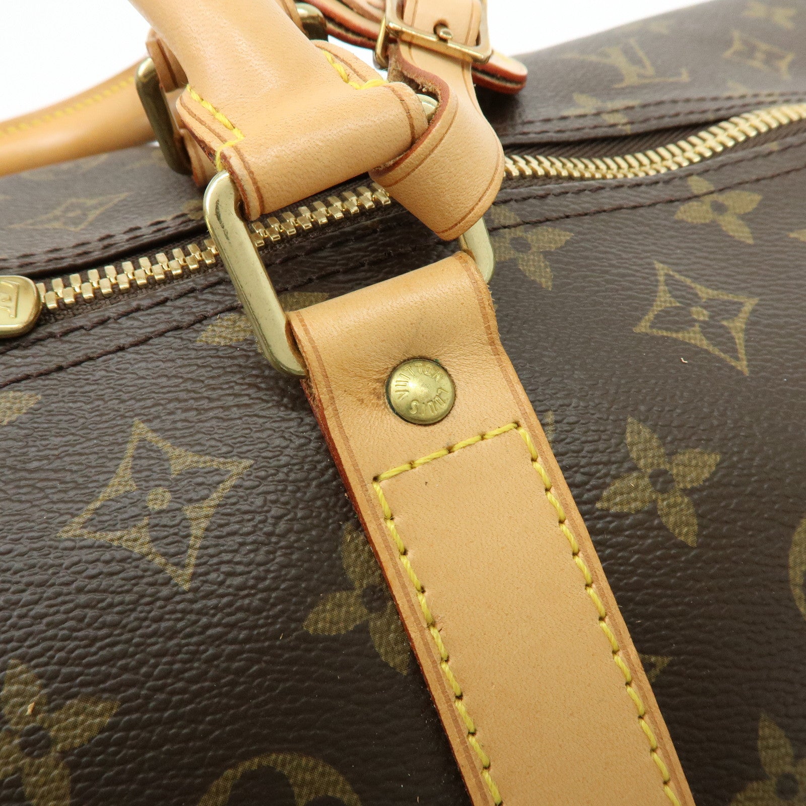Louis Vuitton Monogram Keep All Bandouliere 60 Boston Bag M41412