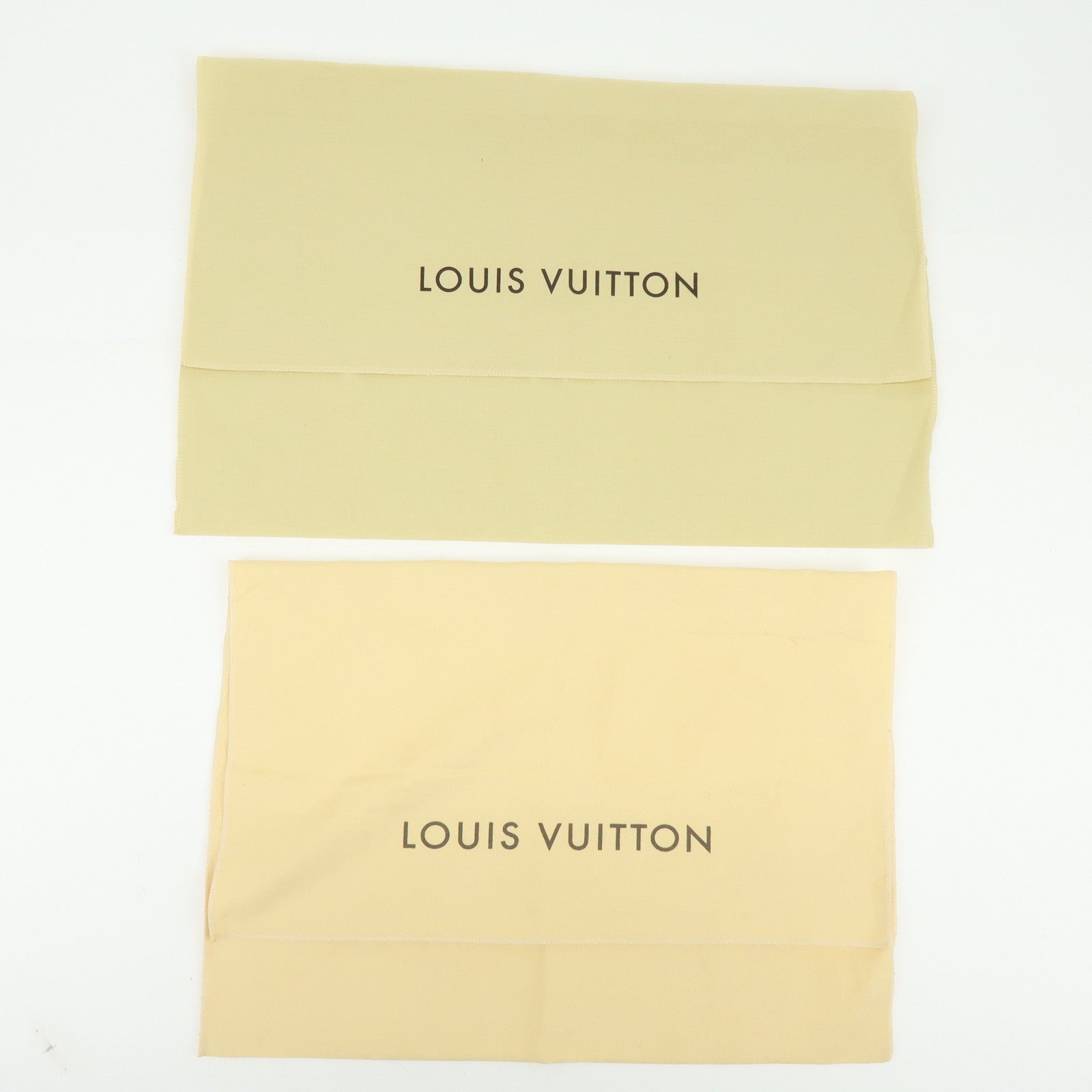 Loiuis Vuitton Set Of 13 Dust Bag Flap Style Beige Brown