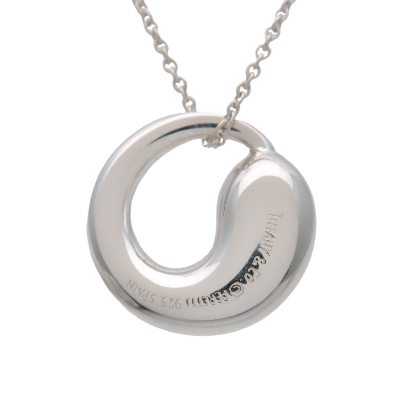 Tiffany & Co Eternal Circle Necklace SV925 Silver