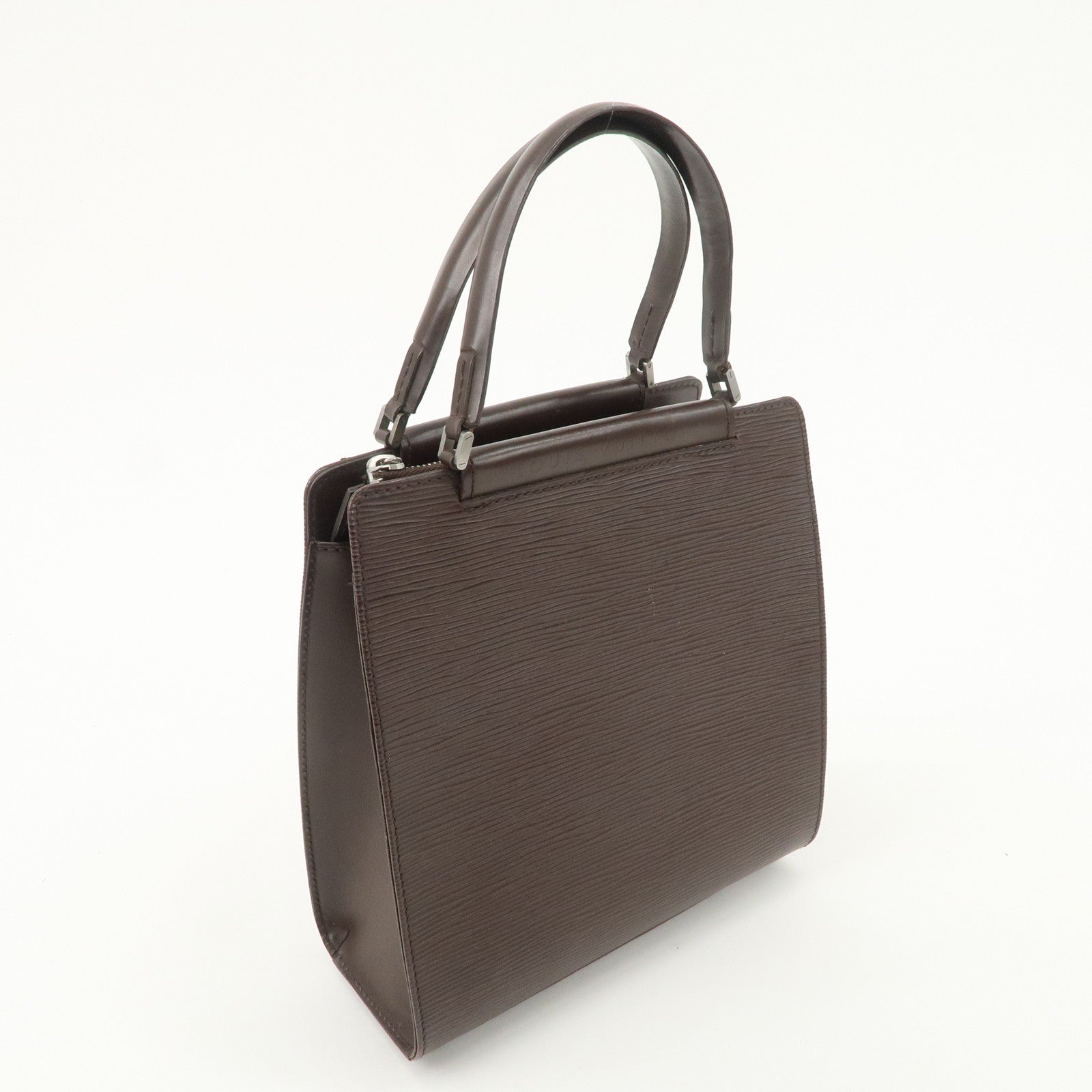 Louis Vuitton Epi Leather Figari PM Hand Bag Mocha M5201D