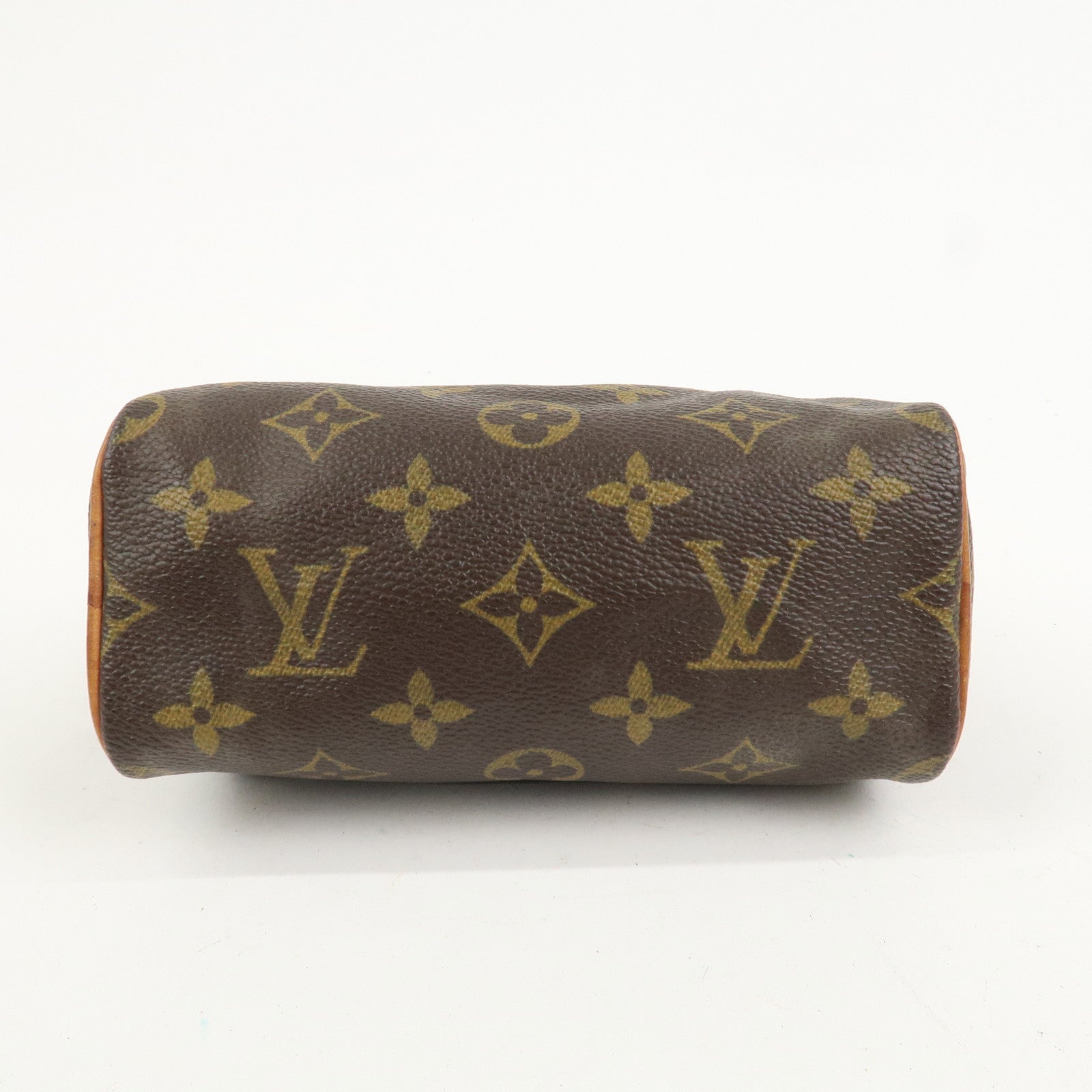 Louis Vuitton Monogram Mini Speedy Hand Bag Brown M41534