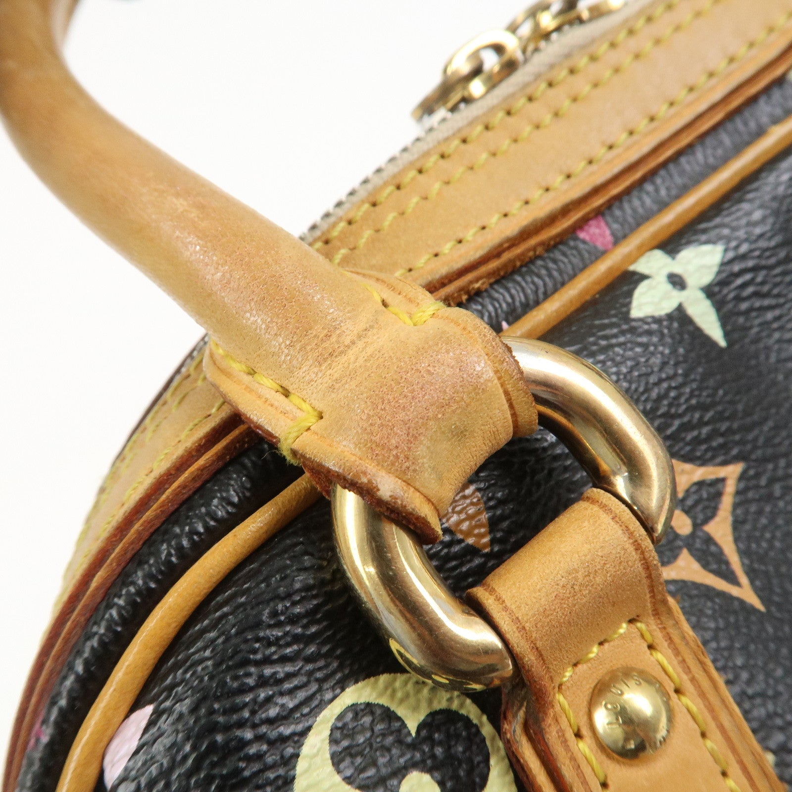 Louis Vuitton Monogram Multicolor Priscilla Hand Bag Noir M40097