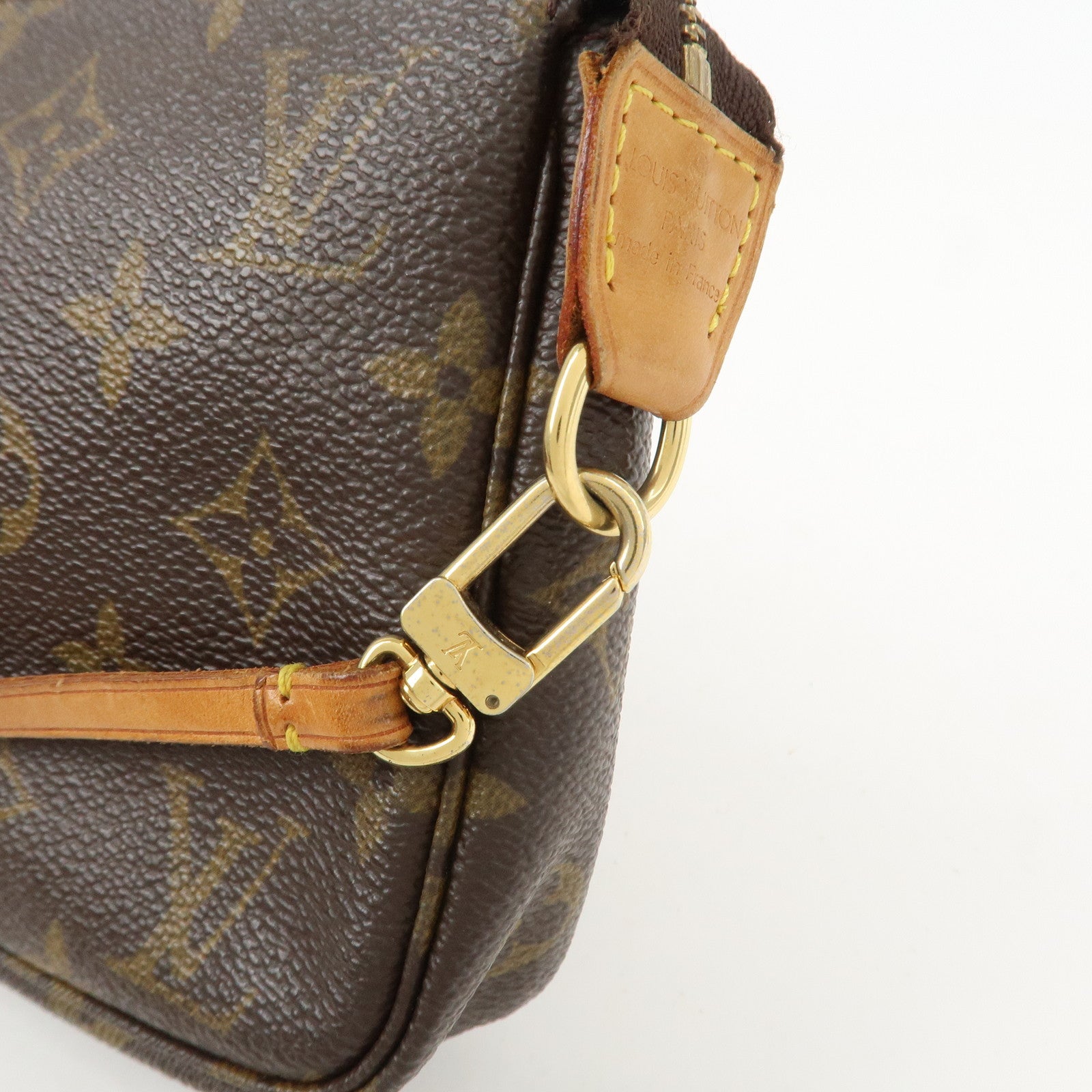 Louis Vuitton Monogram Pochette Accessoires Pouch Hand Bag M51980