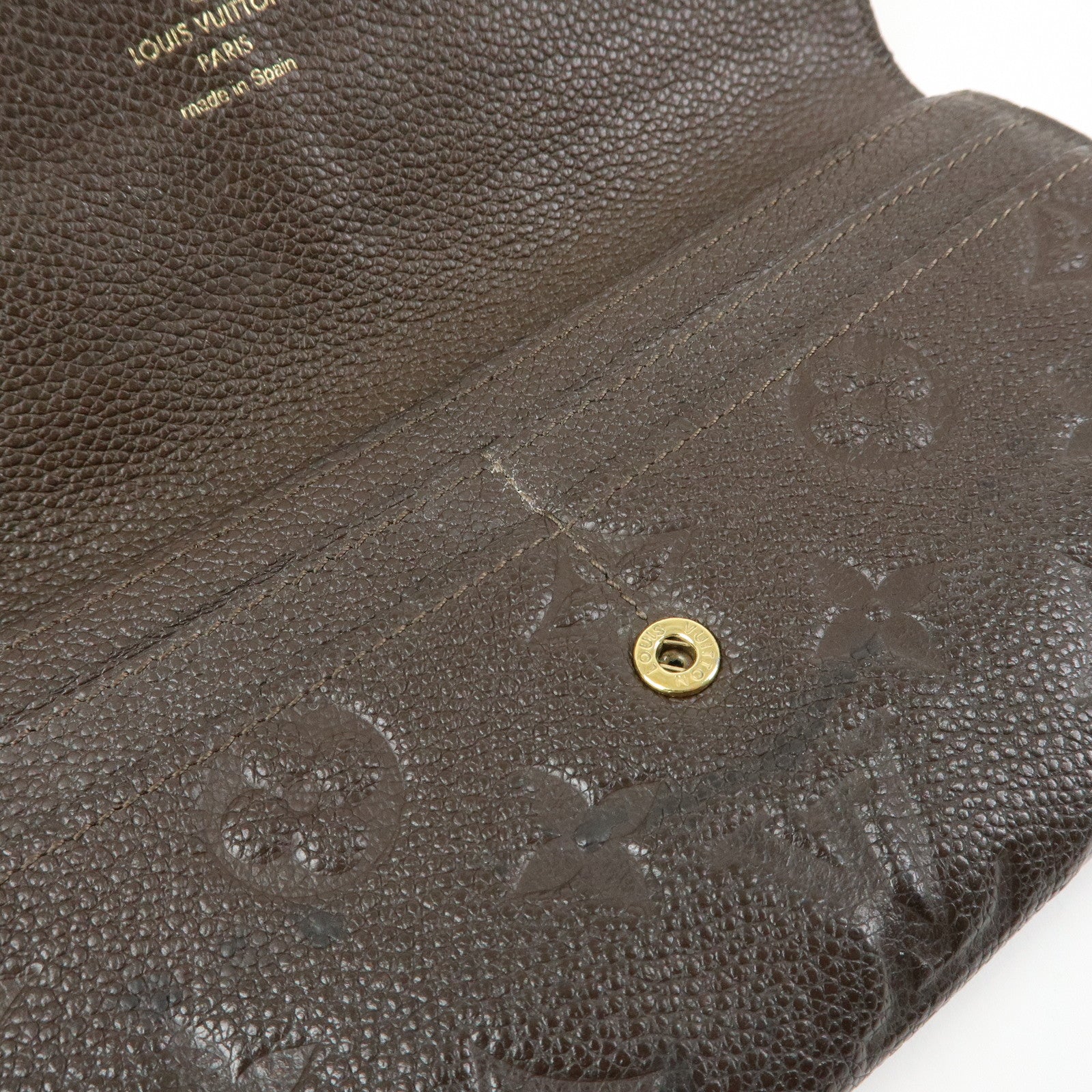 Louis Vuitton Monogram Empreinte Portefeuille Curieuse Terre M60259