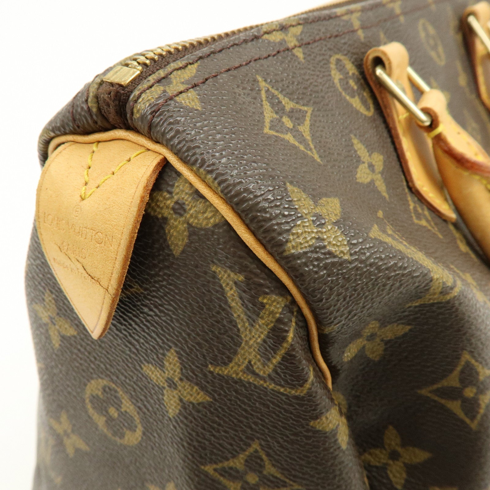 Louis Vuitton Monogram Speedy 30 Boston Bag Hand Bag Brown M41526