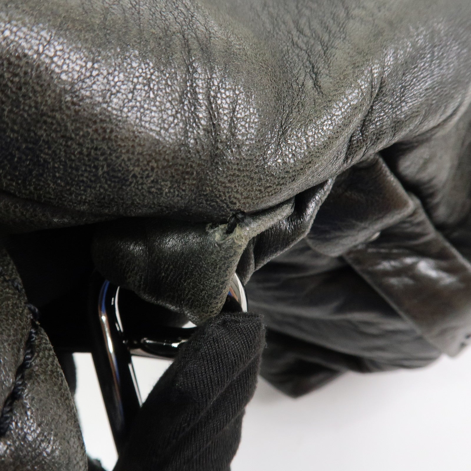 CHANEL Matelasse COCO Mark Leather Shoulder Bag Hand Bag Black