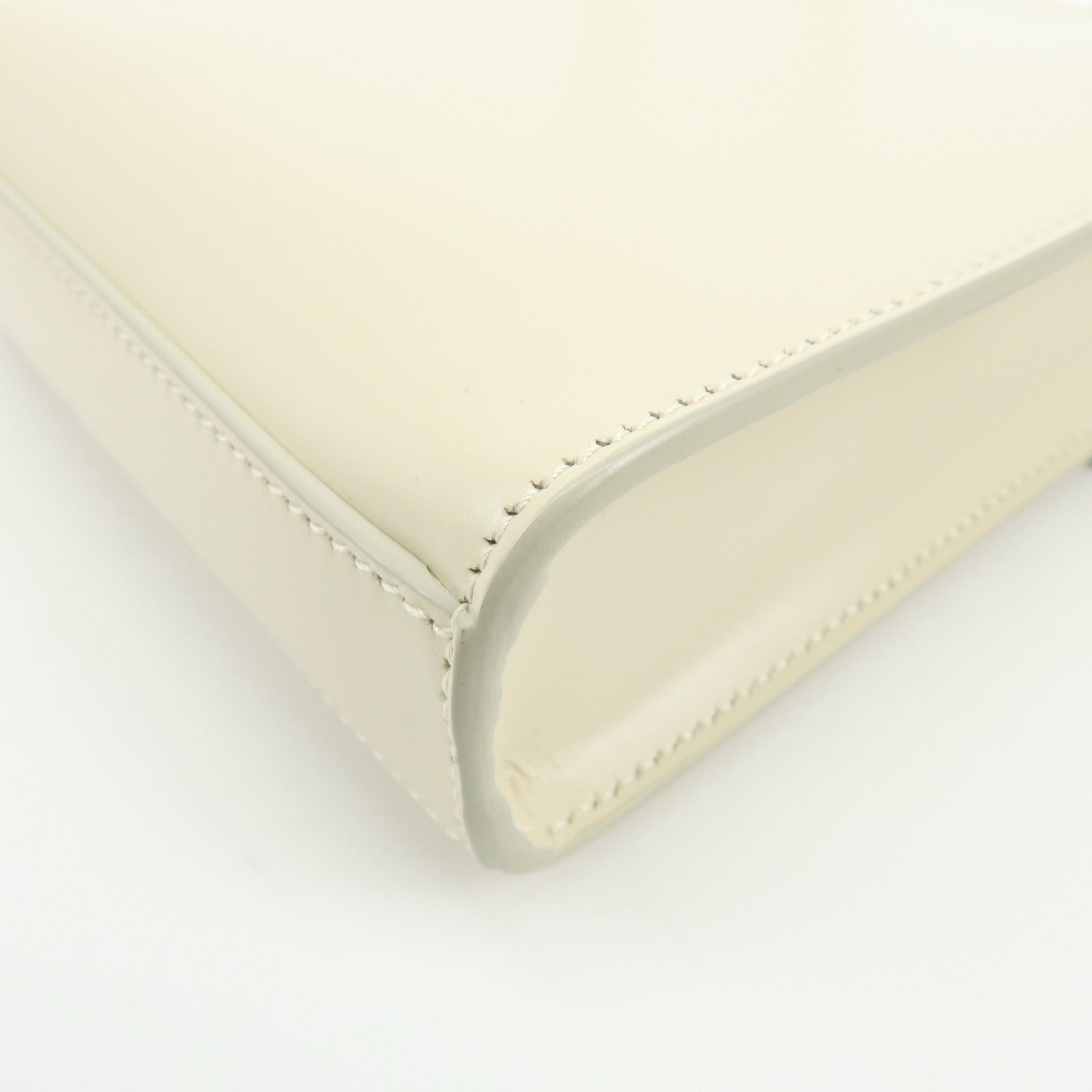 JIL SANDER Leather Shoulder Bag Crossbody Bag Ivory