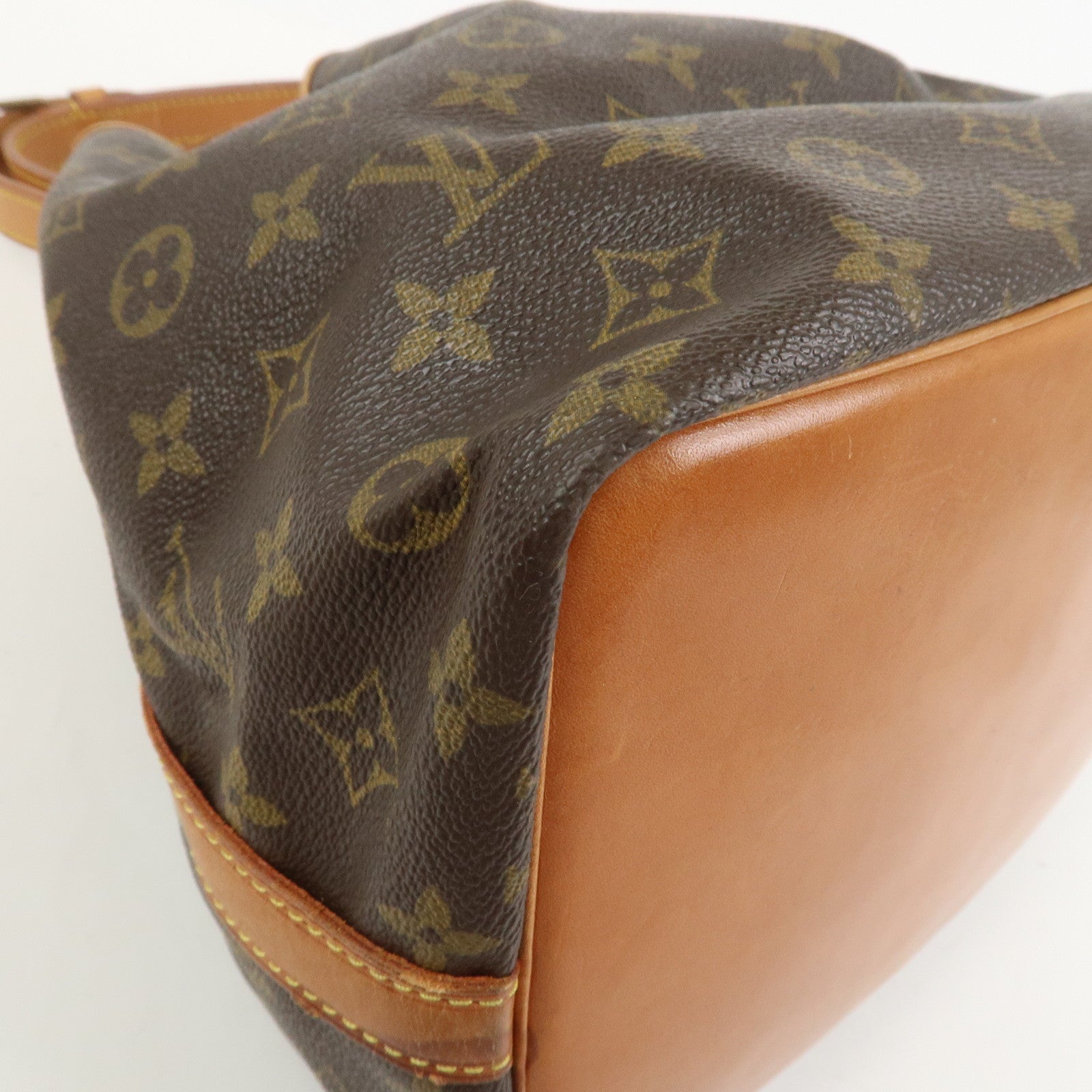 Louis Vuitton Monogram Petit Noe Shoulder Bag Brown M42226
