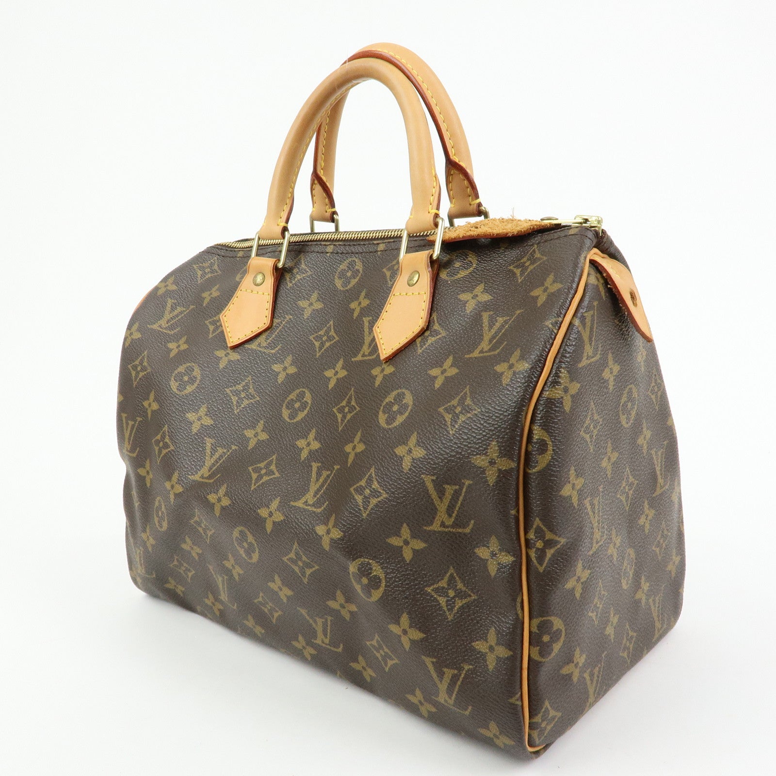 Louis Vuitton Monogram Speedy 30 Boston Bag Hand Bag Brown M41526