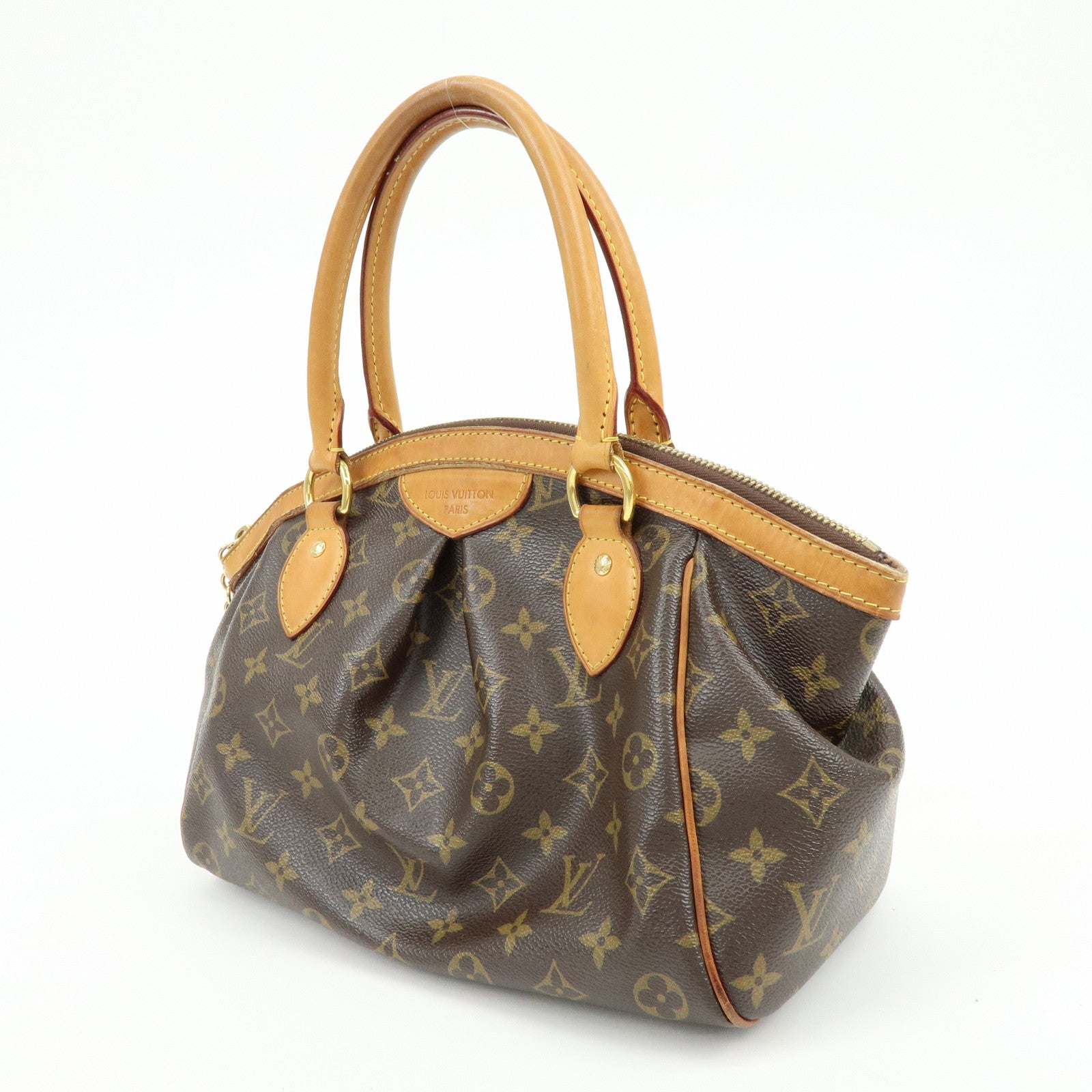 Louis Vuitton Monogram Tivoli PM Hand Bag Shoulder Bag Brown M40143