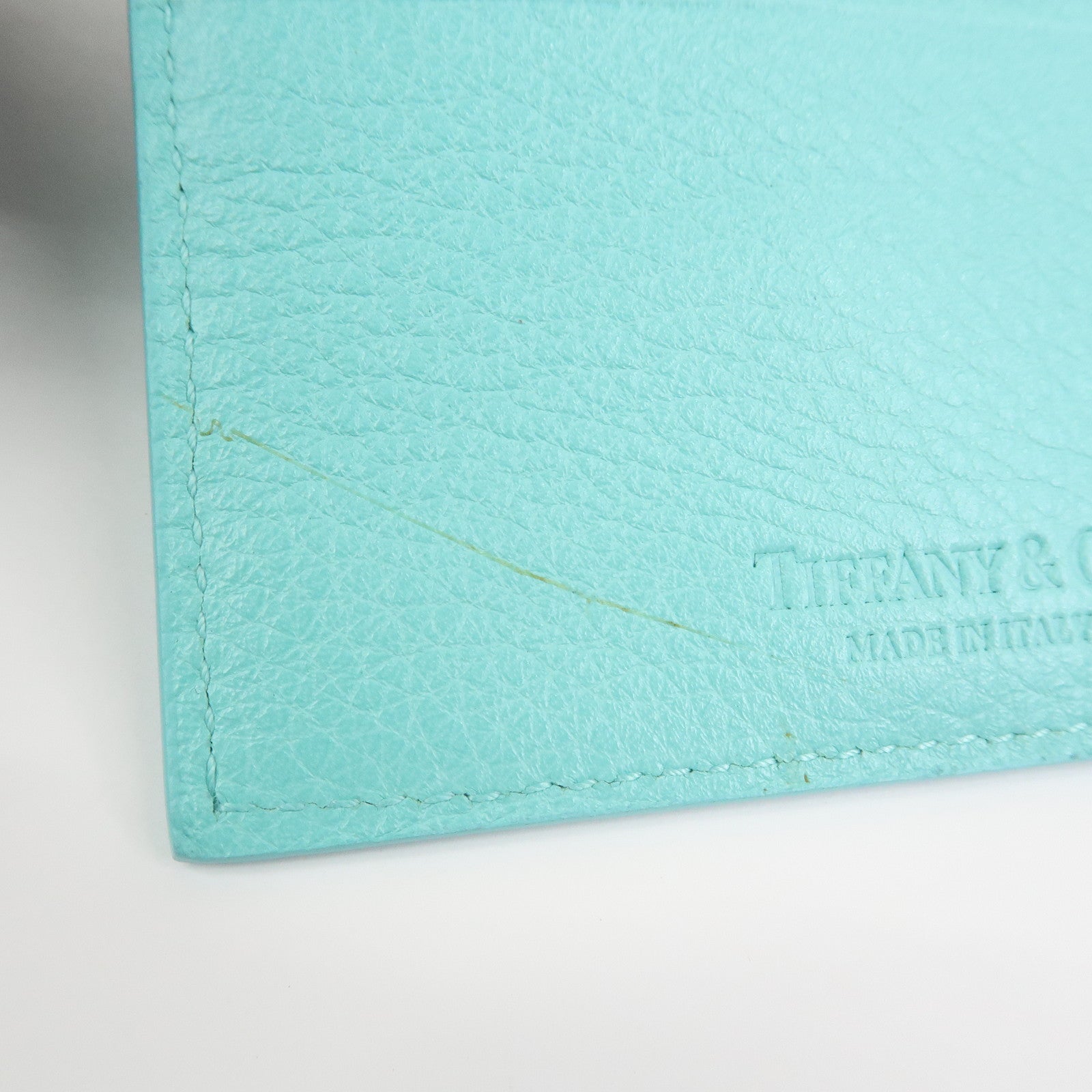 Tiffany & Co Set of 3 Card Case Coin Case Ballpoint Pen Light Blue