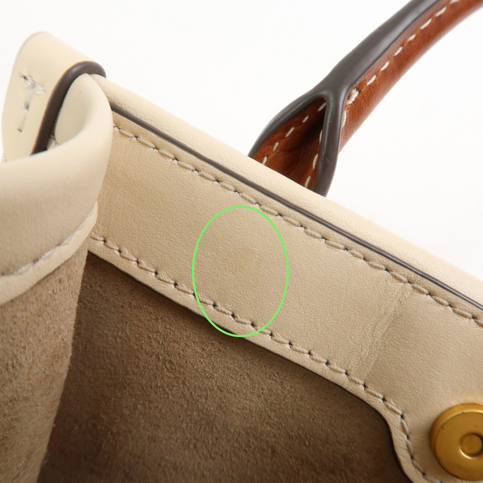 TORY BURCH Leather 2Way Shoulder Bag Hand Bag Beige 87146