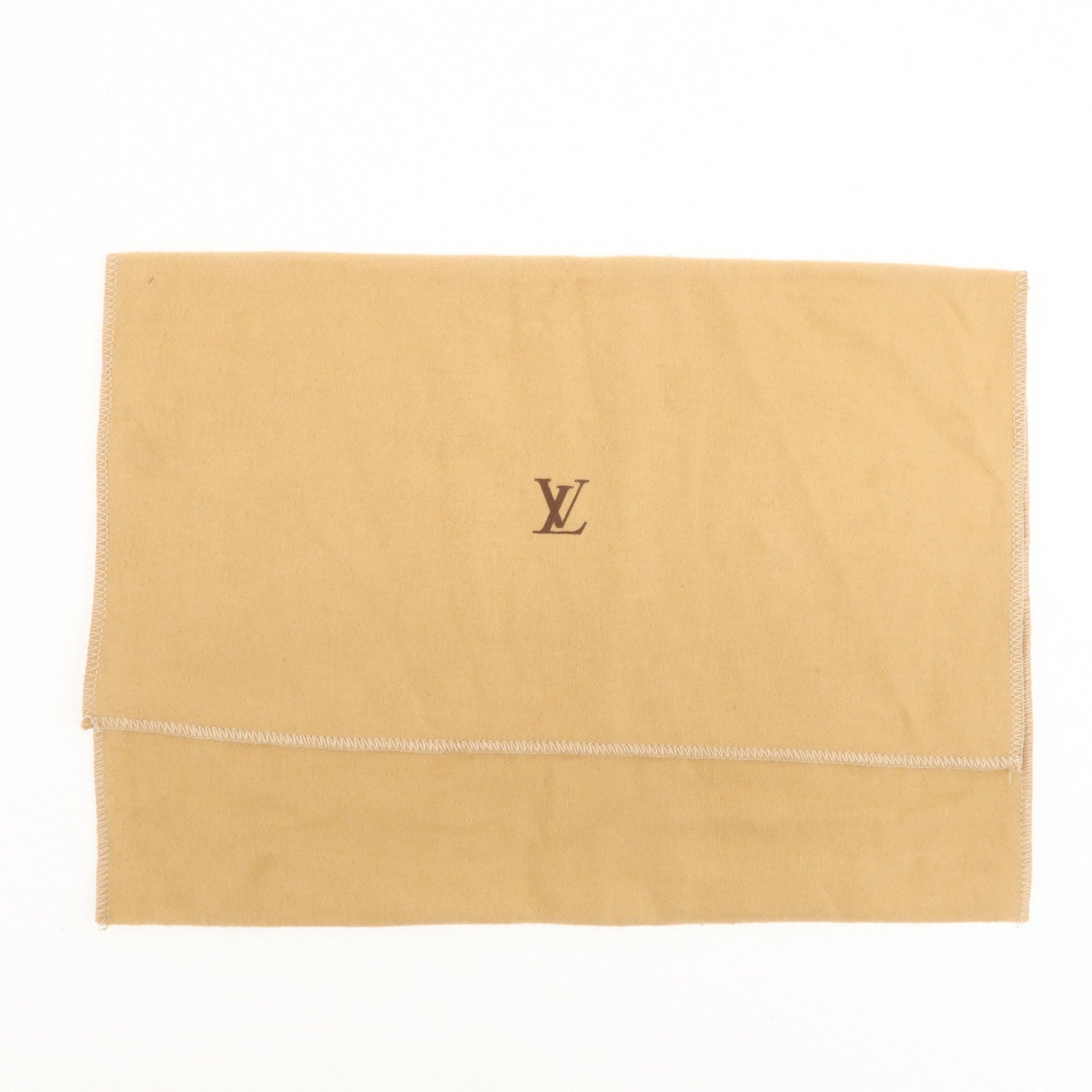 Louis Vuitton Set of 18 Dust Bag Storage Bag Flap Style Beige