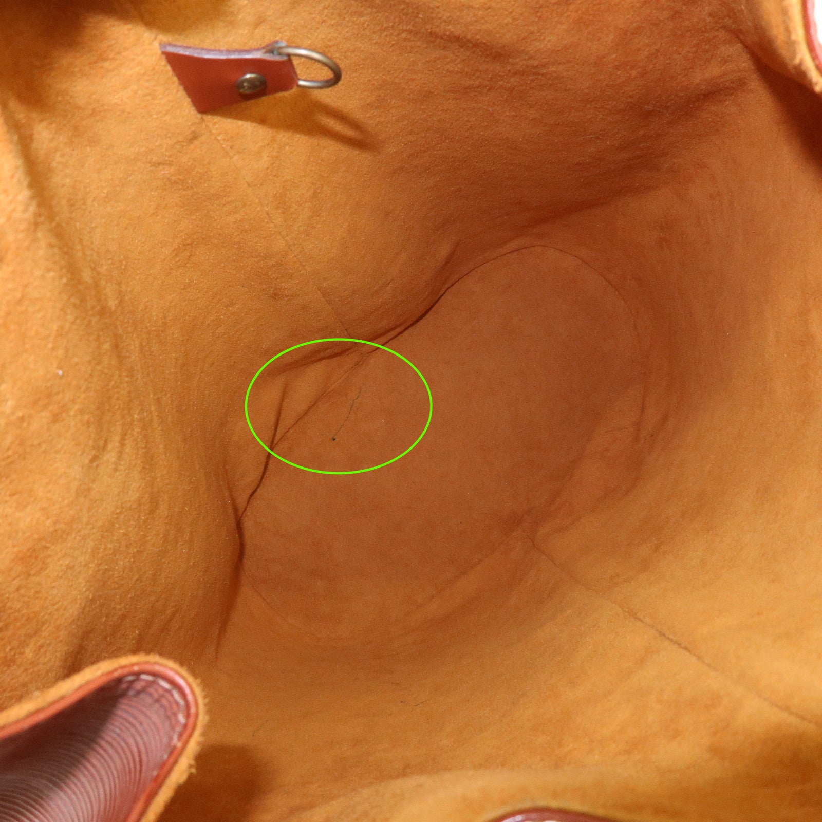 Louis Vuitton Epi Randonnee PM Shoulder Bag Kenya Brown M52353