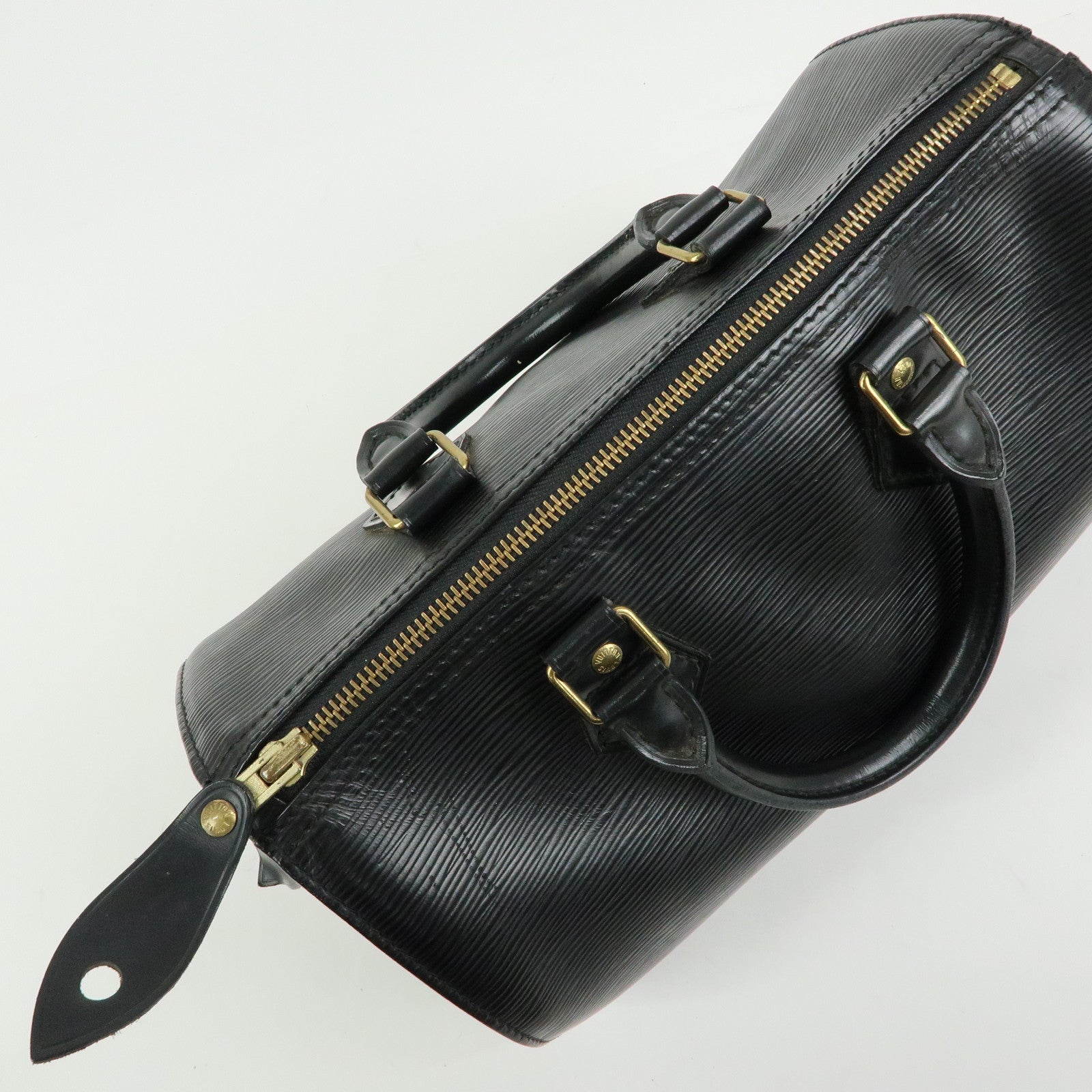 Louis Vuitton Epi Speedy 25 Boston Bag Hand Bag Noir Black M43012