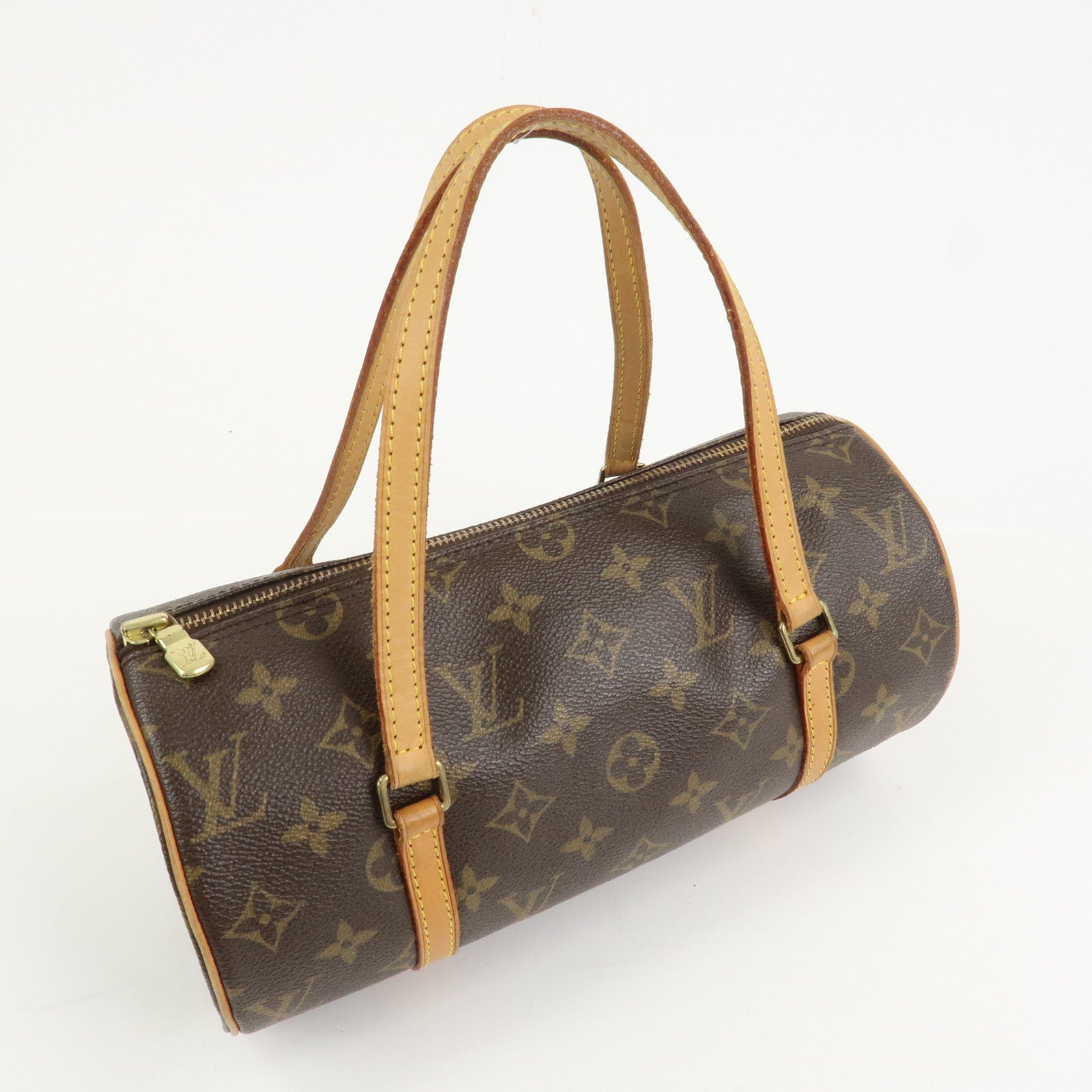 Louis Vuitton Monogram Papillon 26 Hand Bag New Style Brown M51386