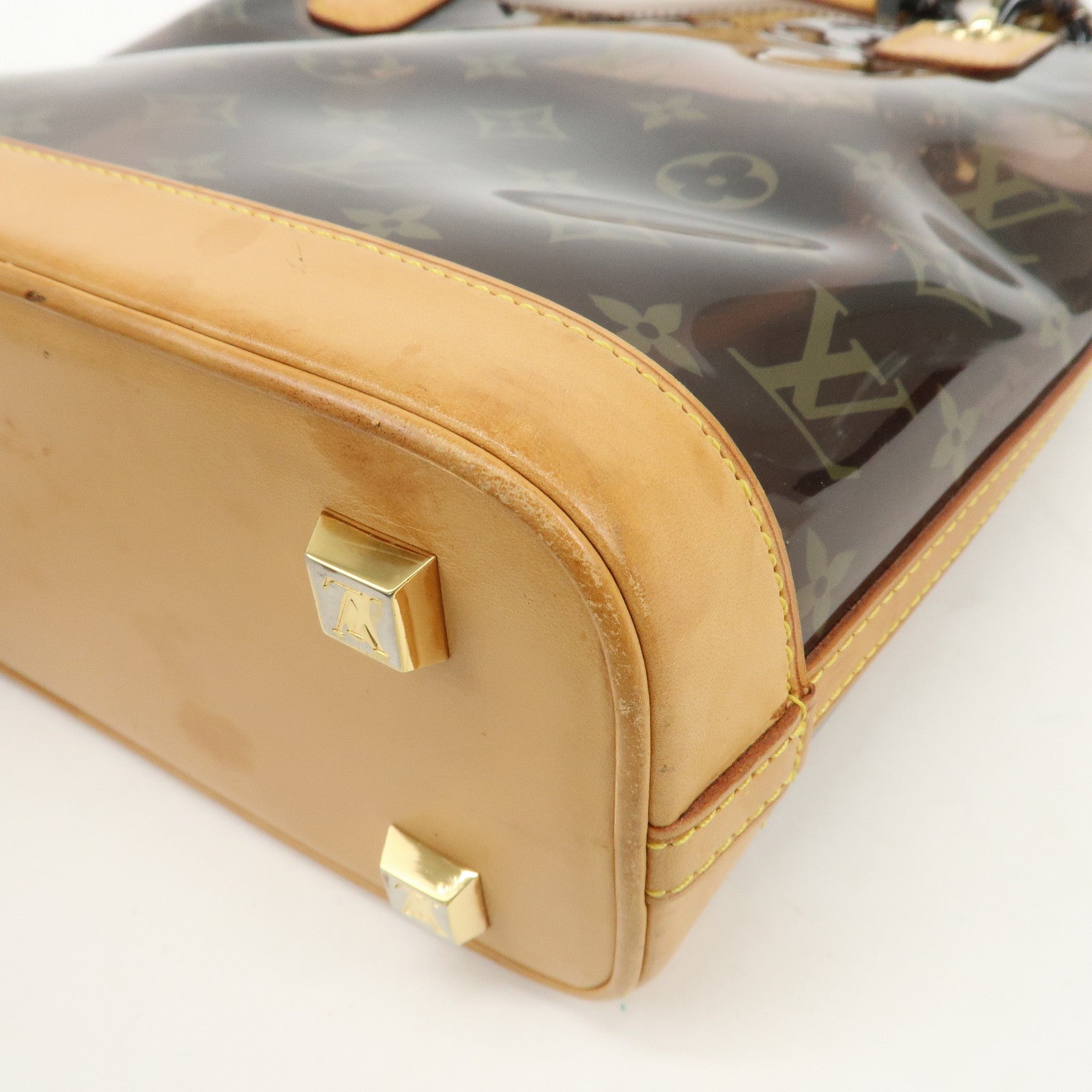 Louis Vuitton Monogram Cabas Ambre PM Vinyl Tote Bag Brown M92502