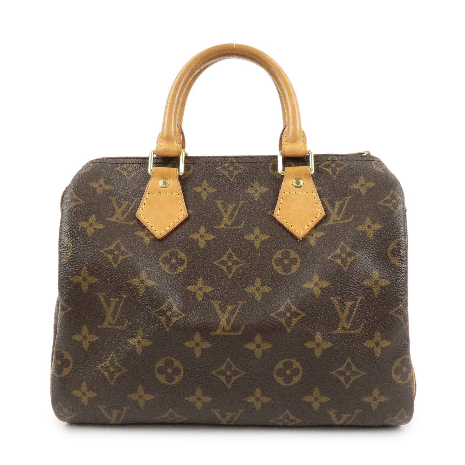 Louis Vuitton Monogram Speedy 25 Boston Bag Hand Bag Brown M41528