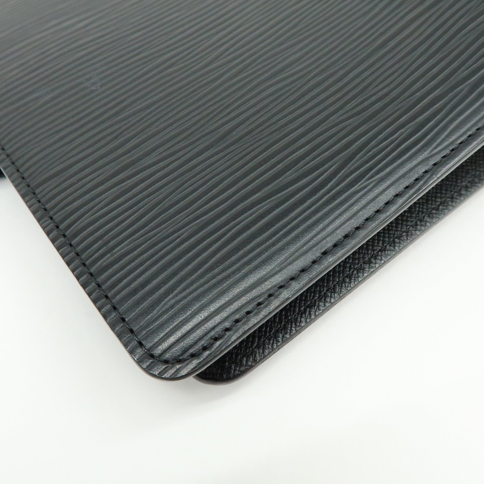 Louis Vuitton Epi Agenda MM Planner Cover Noir Black R20202