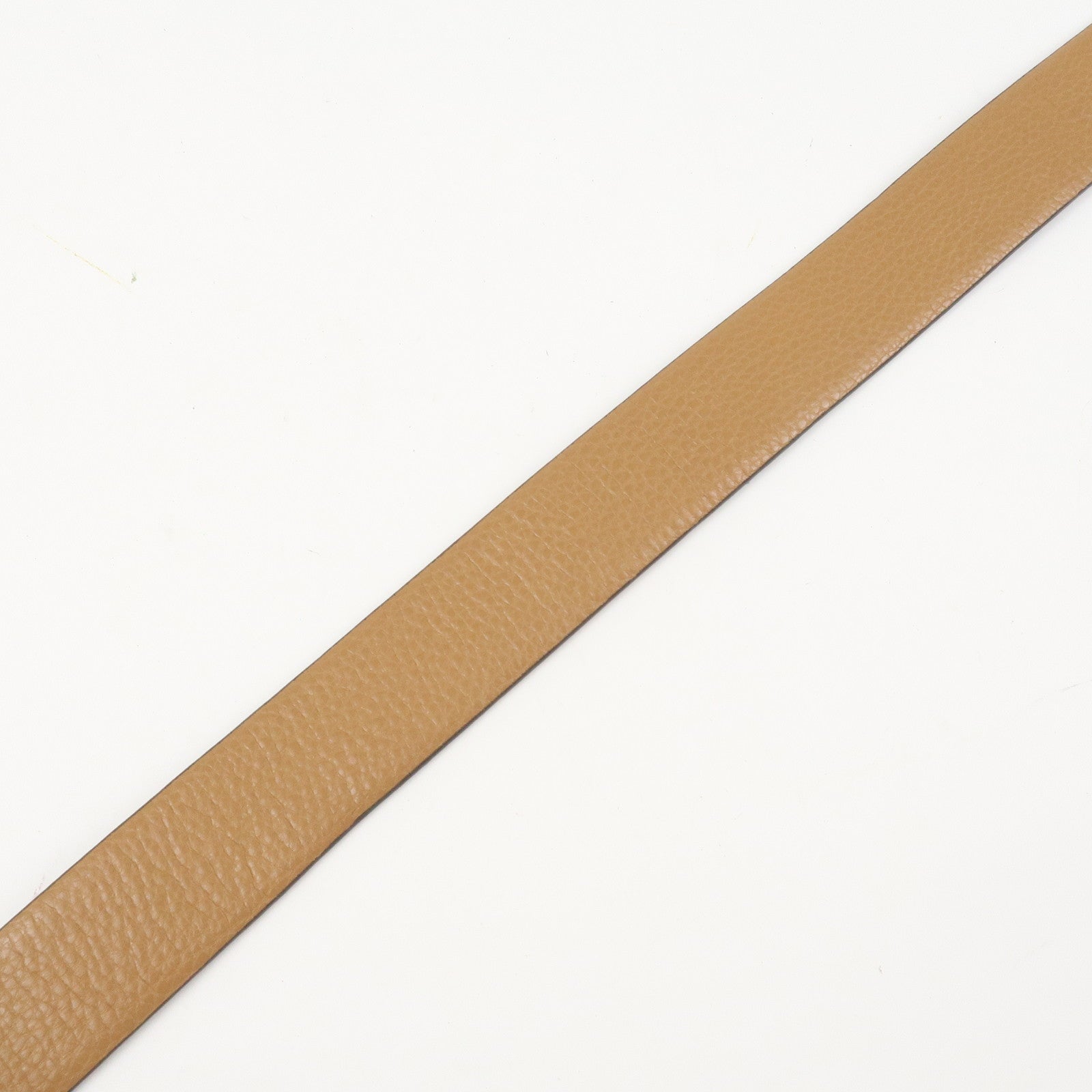 Ferragamo Gancini Logo Leather Belt Brown