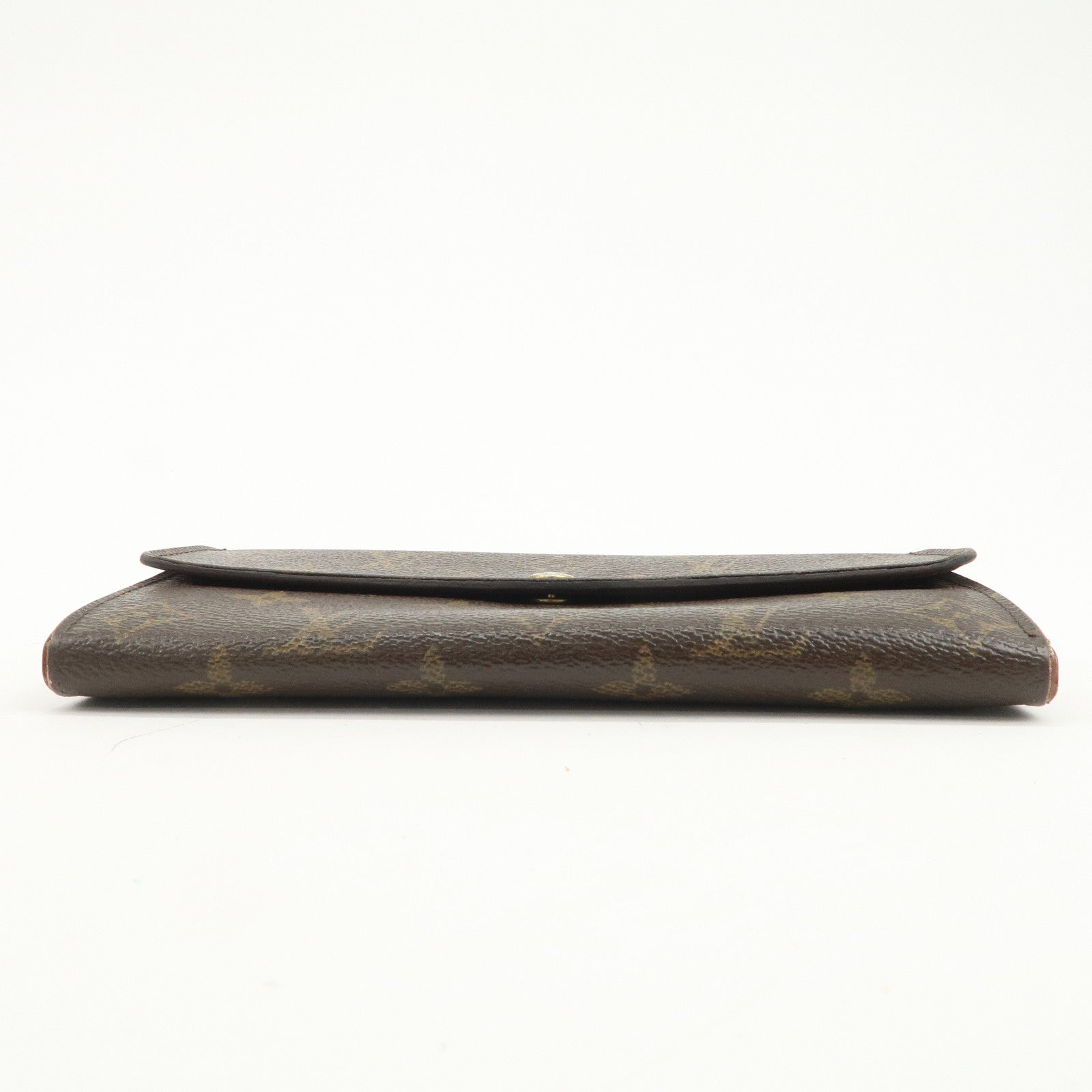 Louis Vuitton Monogram Set of 2 Long Wallets Brown M61734 M60825