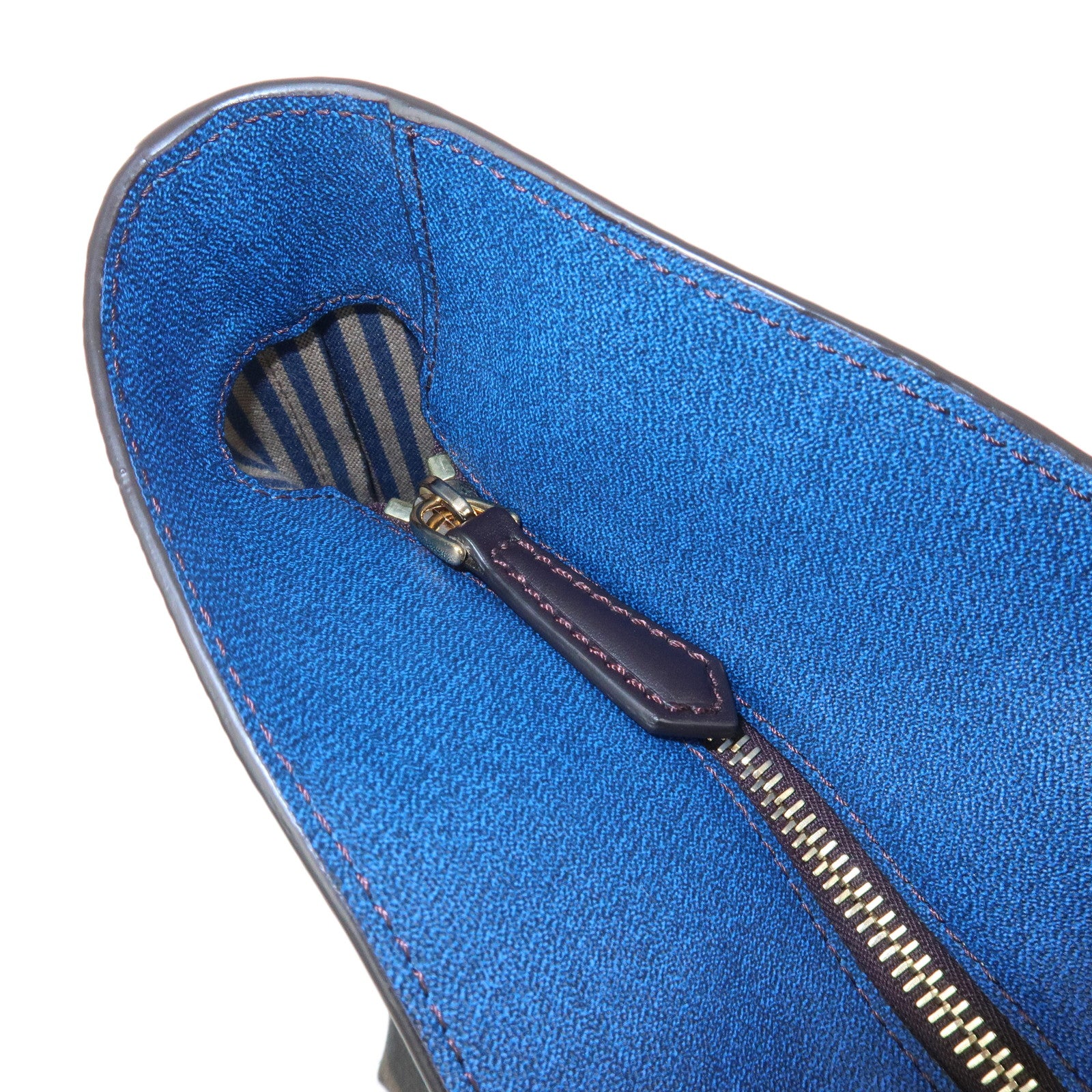 FENDI Zucca PVC Leather Tote Bag Shoulder Bag Brown 8BH185